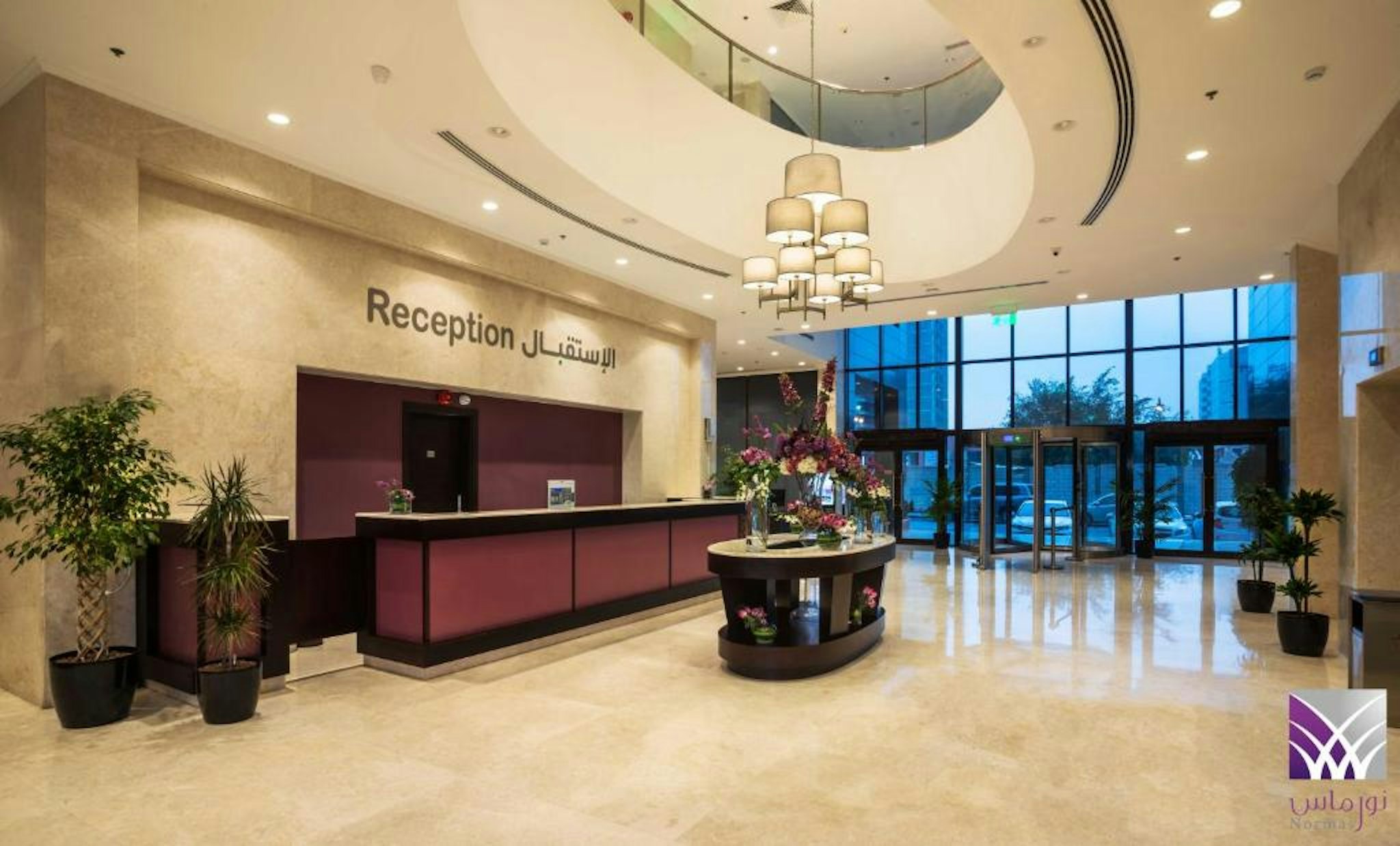 Lobby at Normas Hotel, AL KHOBAR