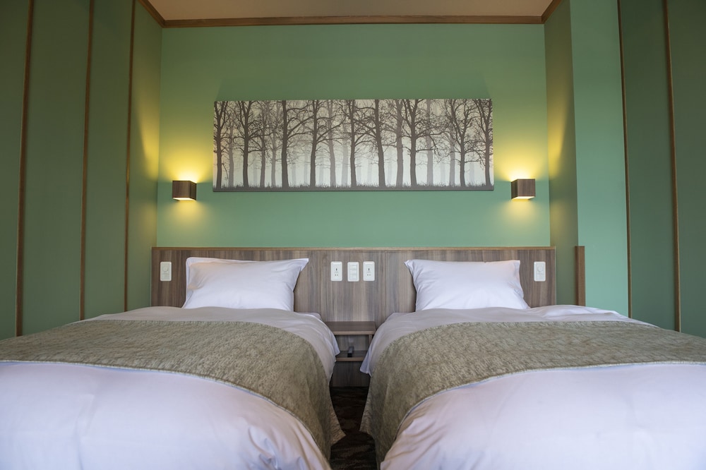 Room, Twin Beds, Outdoor Bath