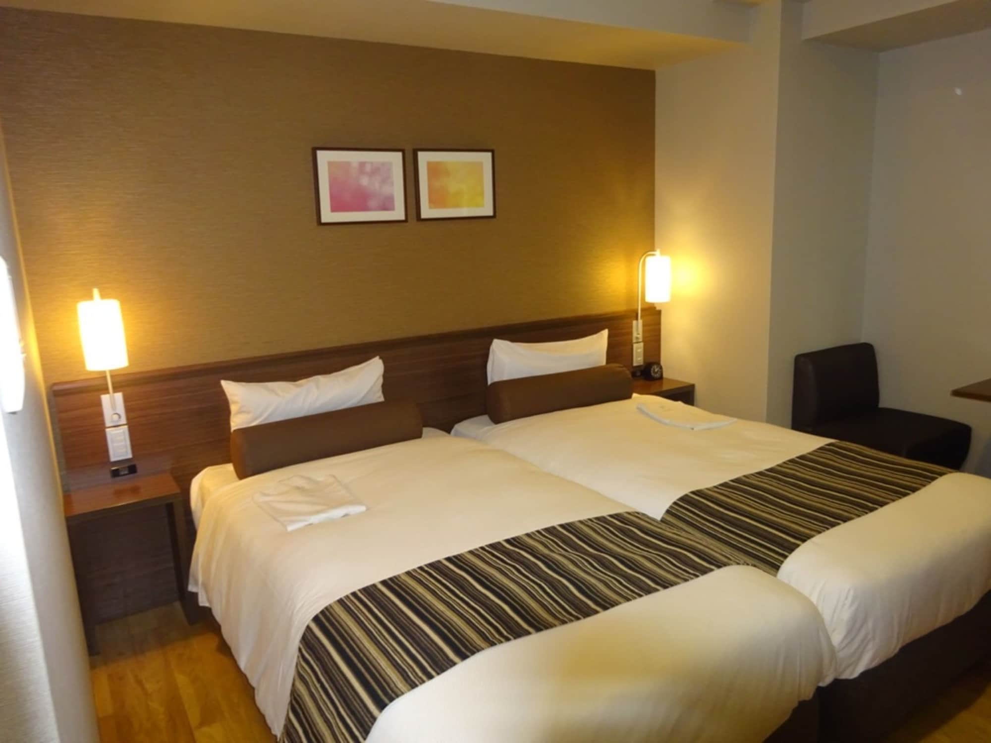 غرفة ركنية بسريرين منفصلين، Jr West Group Via Inn Okayama 8/10
