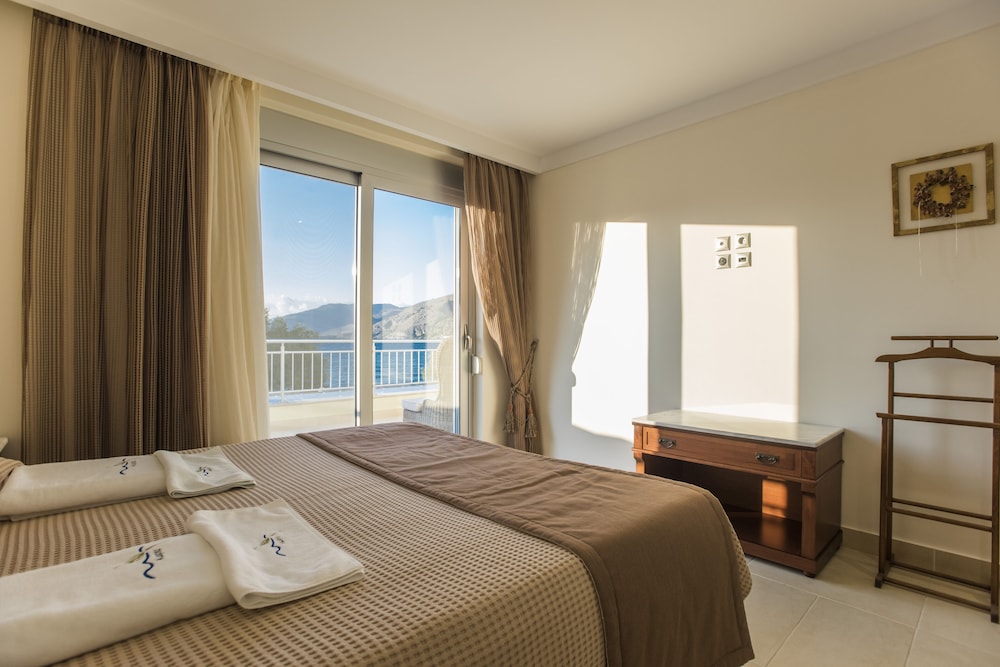 2 Bedrooms, Residence, King Bed, Sea View, 2 Bathrooms, Sofa، Almiriki Chios Rooms & Apartments 4/4