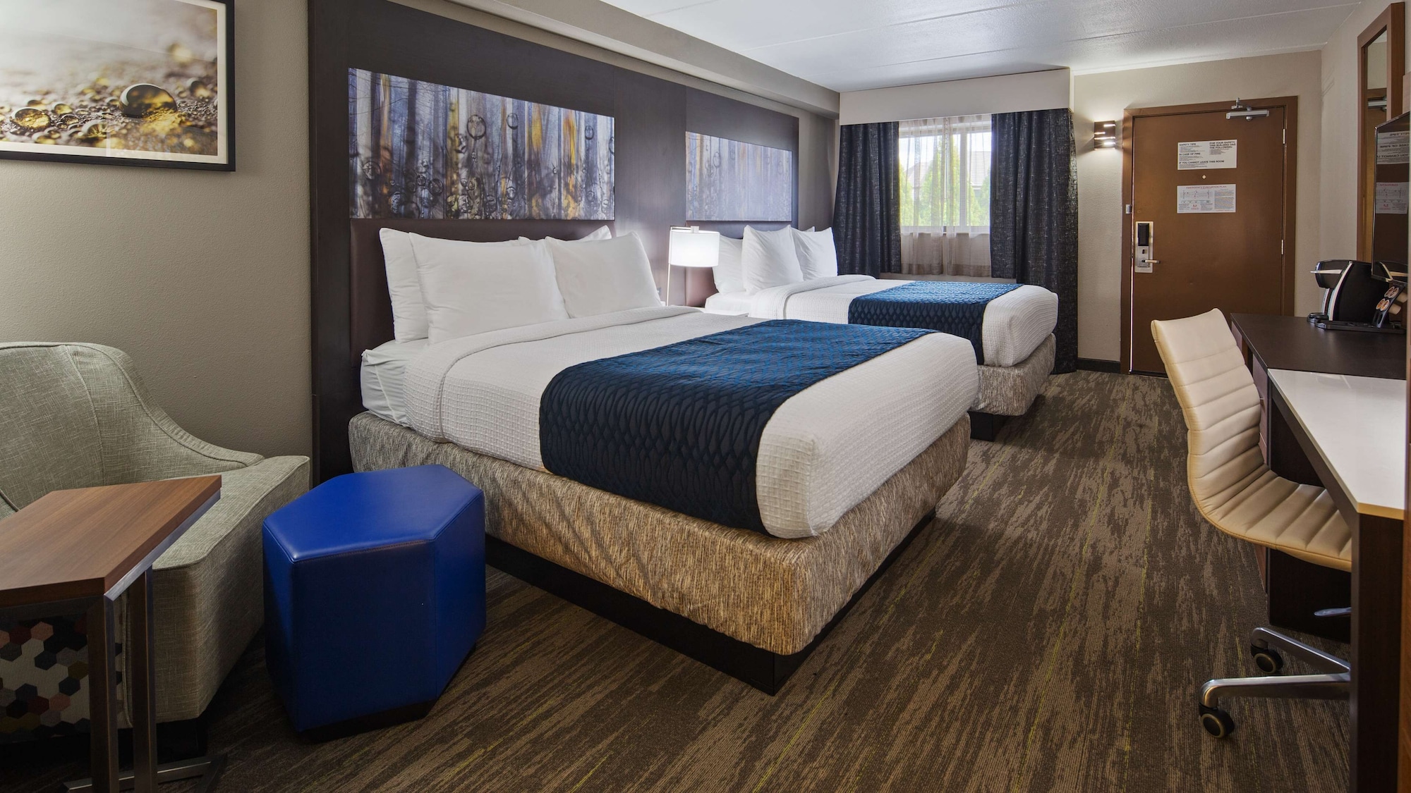غرفة قياسية بسريرين كوين، Best Western Atlanta-Marietta Ballpark Hotel 2/6