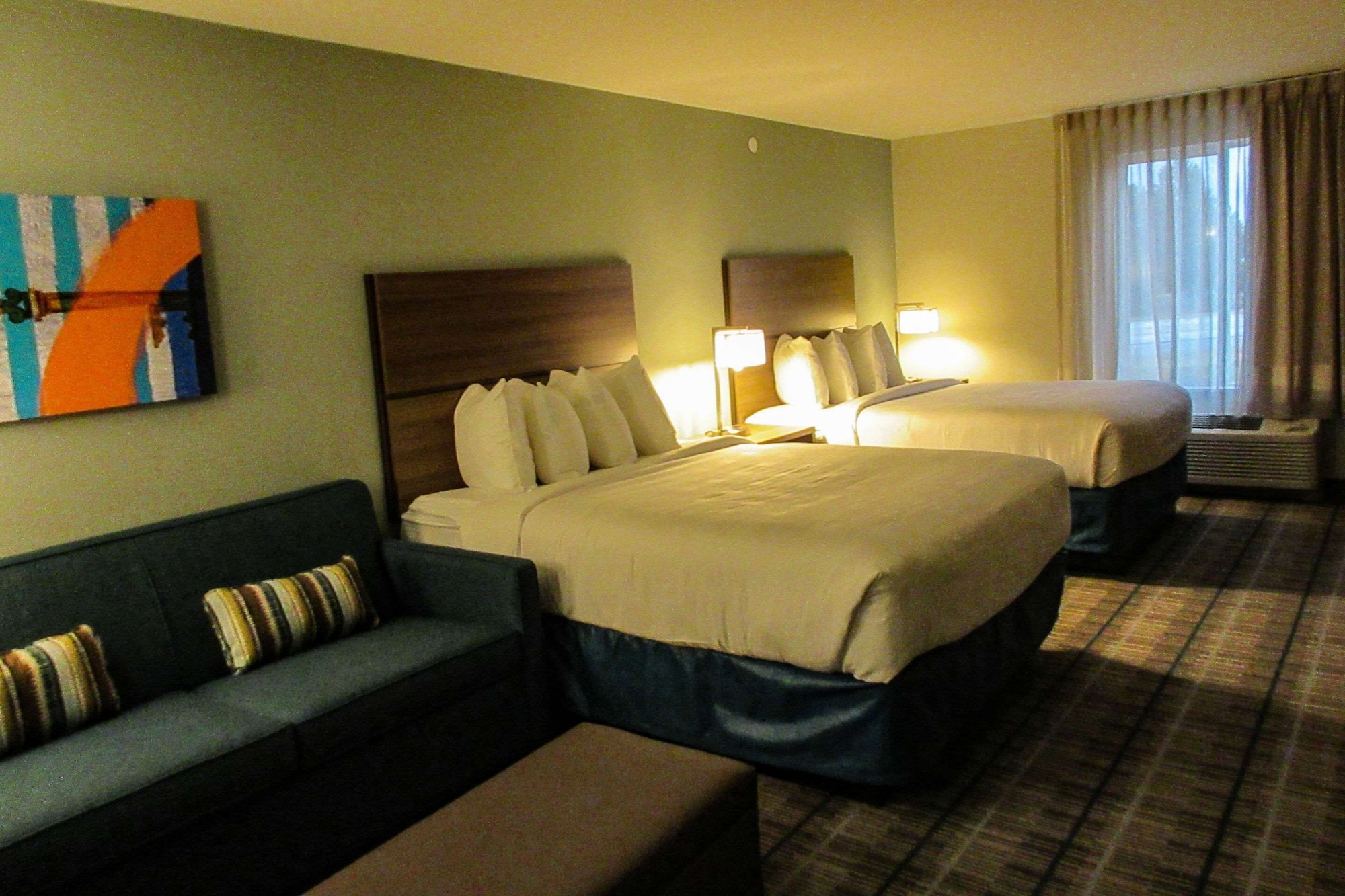 Efficiency, Suite, 2 Queen Beds، MainStay Suites Spokane Airport 2/5