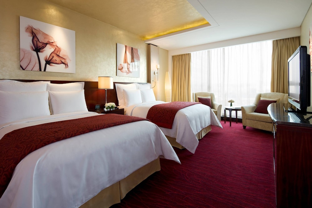 غرفة ديلوكس بسريرين مزدوجين، Beijing Marriott Hotel Northeast 3/10