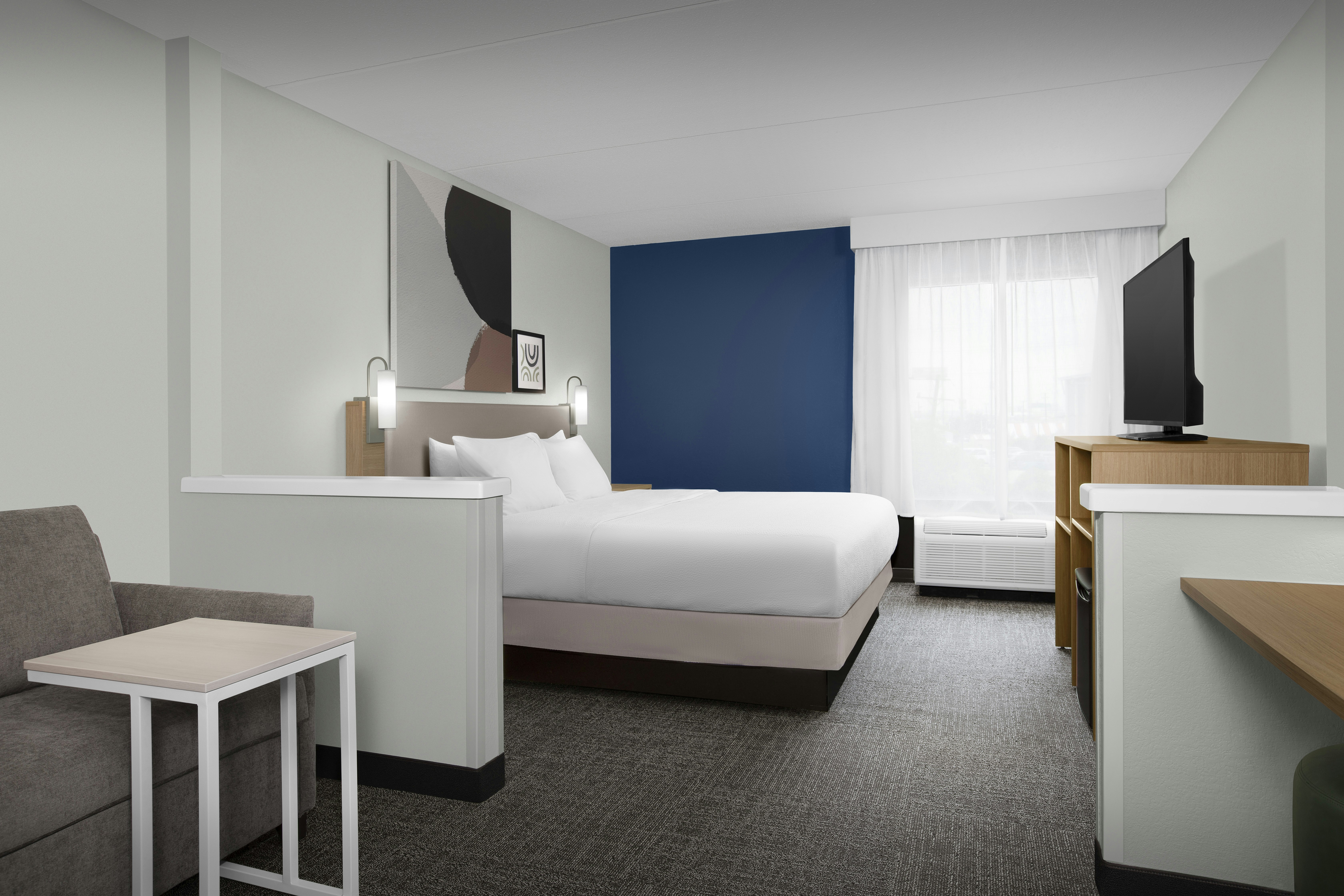 غرفة بسرير كينج مع أريكة، Spark by Hilton San Antonio Airport 3/4
