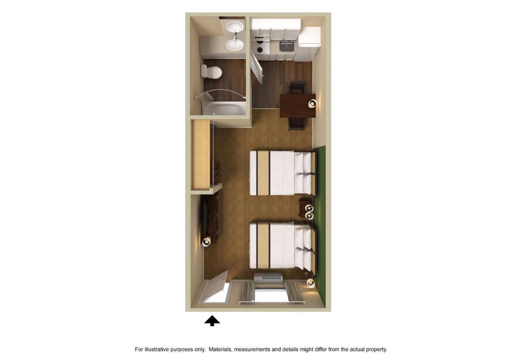 استوديو بسريرين كوين لذوي الإعاقة، Extended Stay America - Salt Lake City - Sugar House 10/10