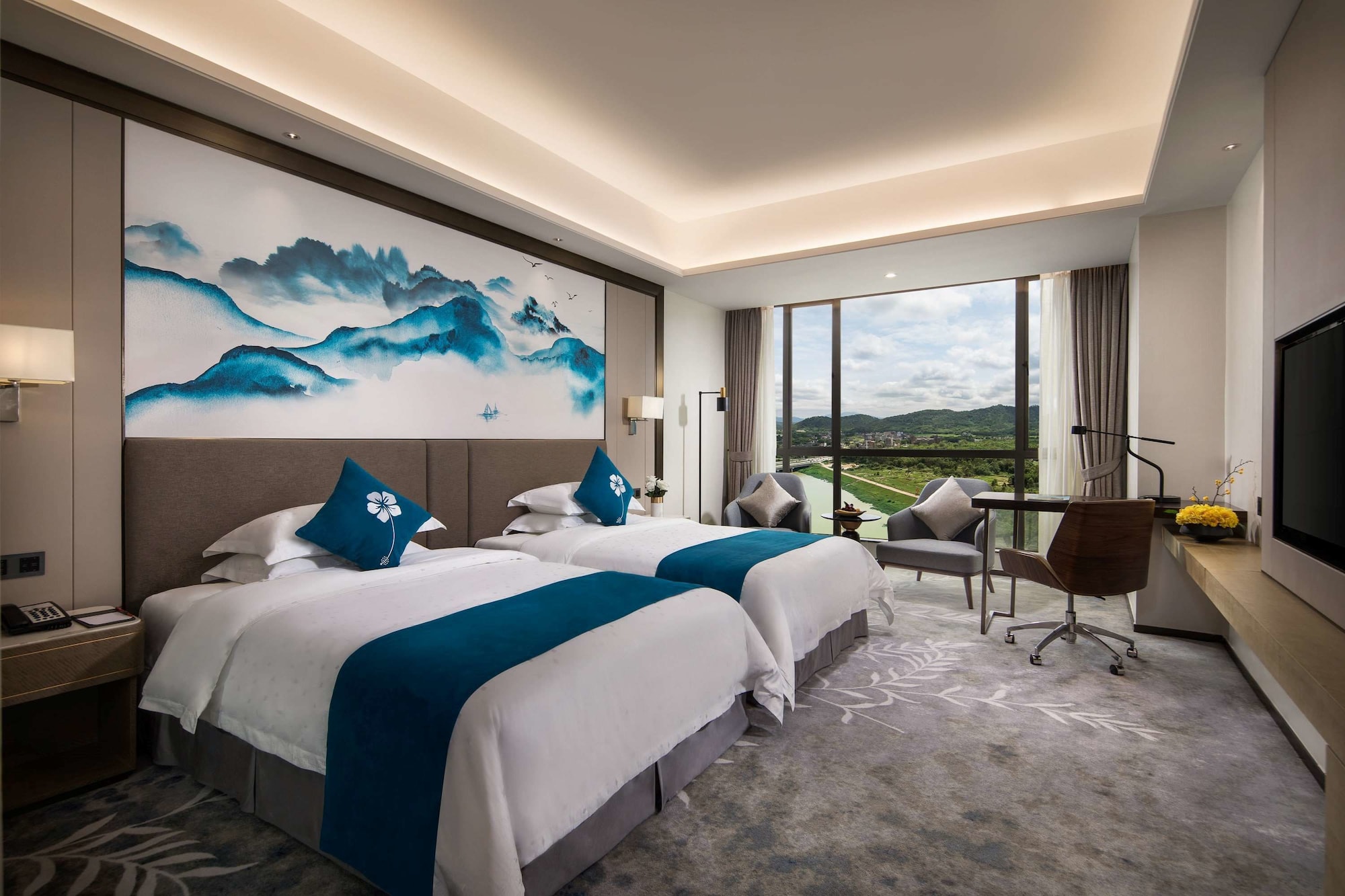 ROOM, 2 DOUBLE BEDS