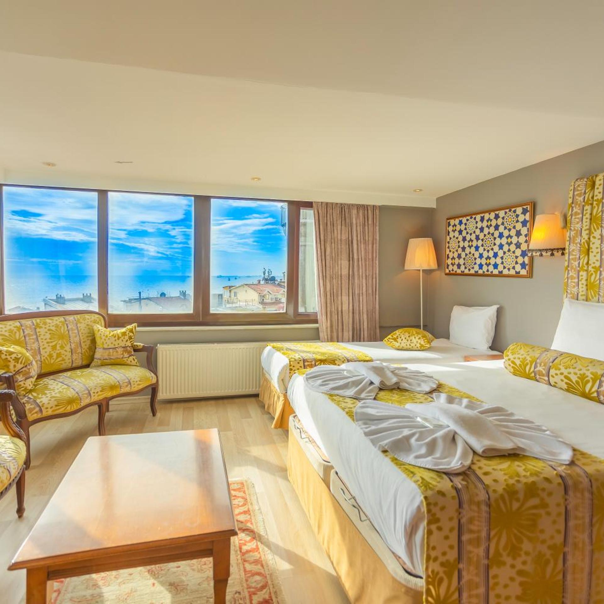 جناح بإطلالة على البحر، Tashkonak Hotel 5/10