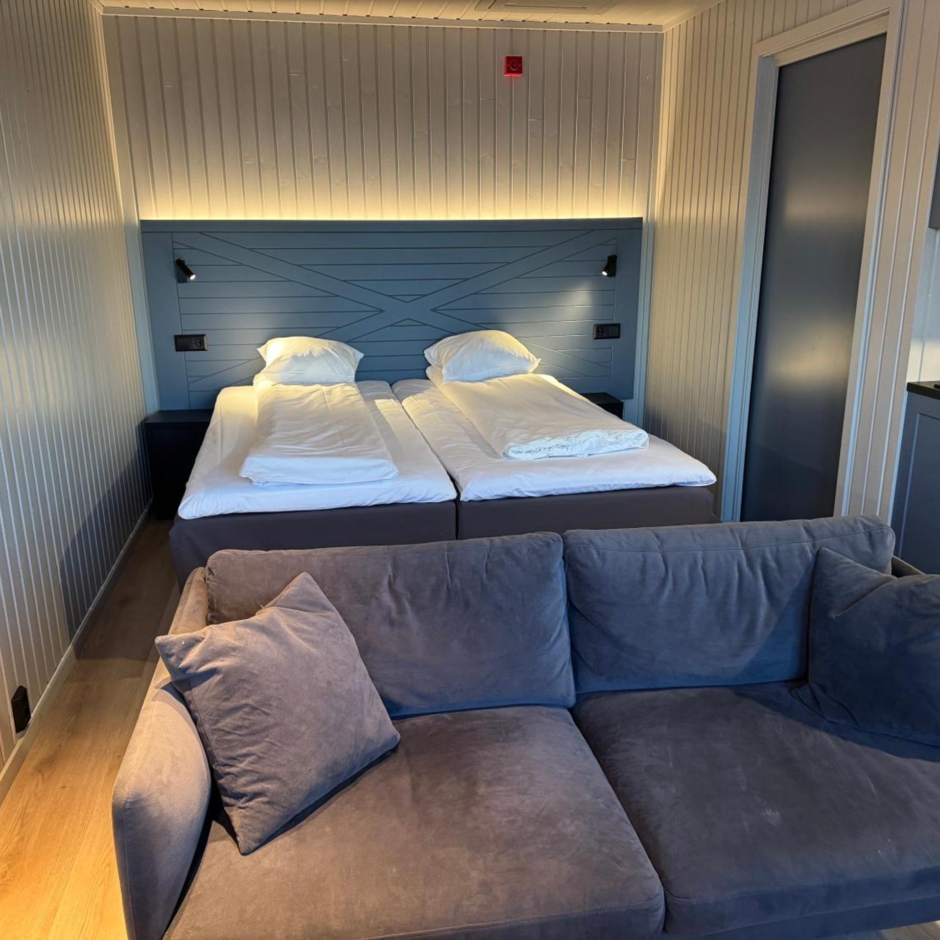 Room, Twin Beds, Fjord View