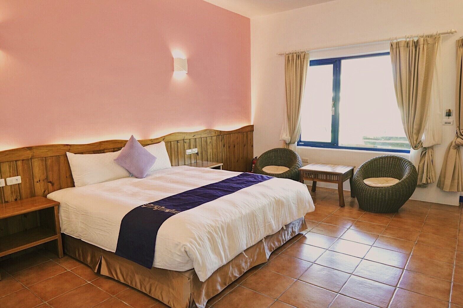 غرفة اقتصادية بسرير كينج بحوض استحمام، Againn garden resort 3/10