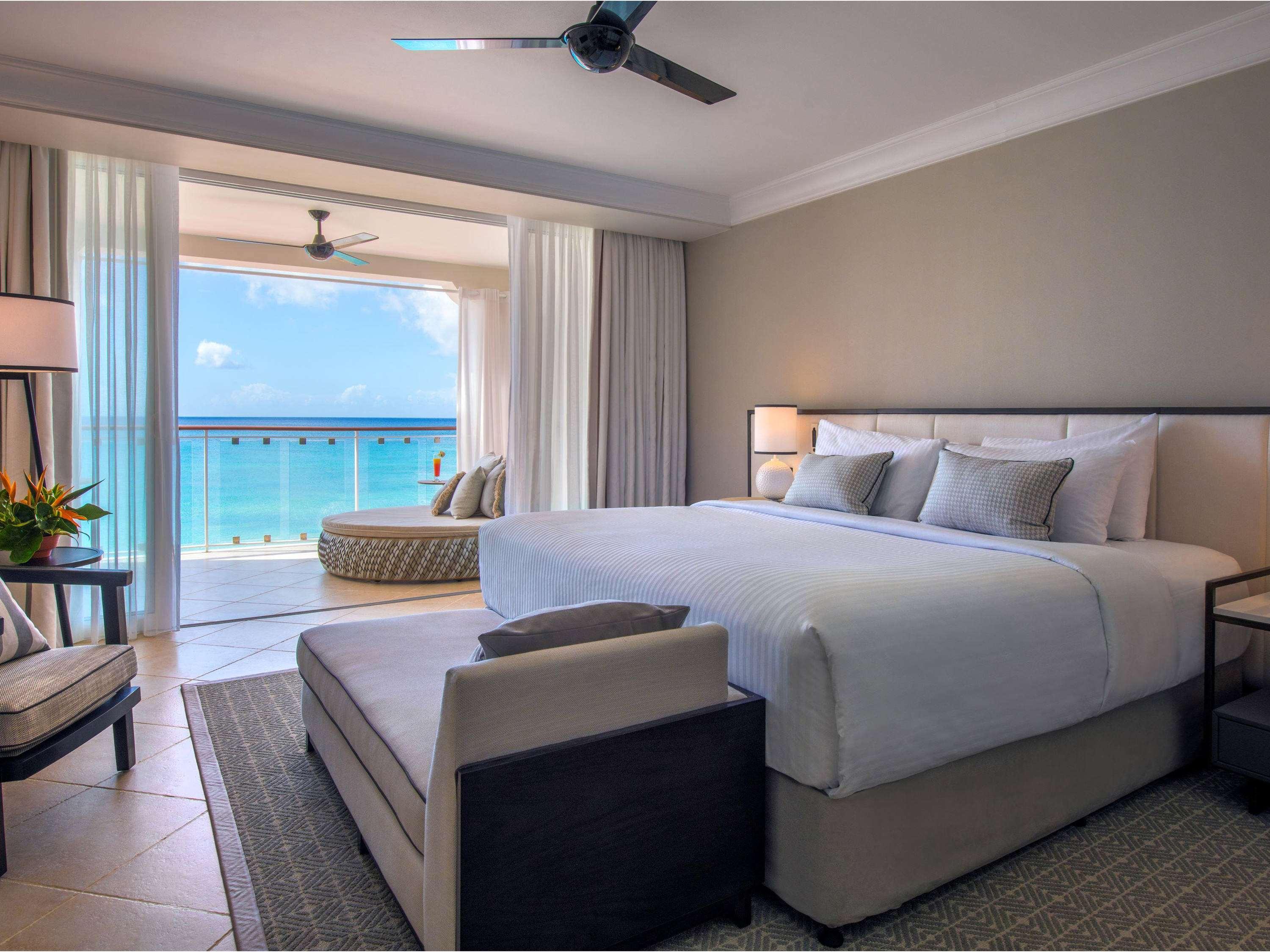 Luxury, King Bed, Ocean Front, Caribbean View