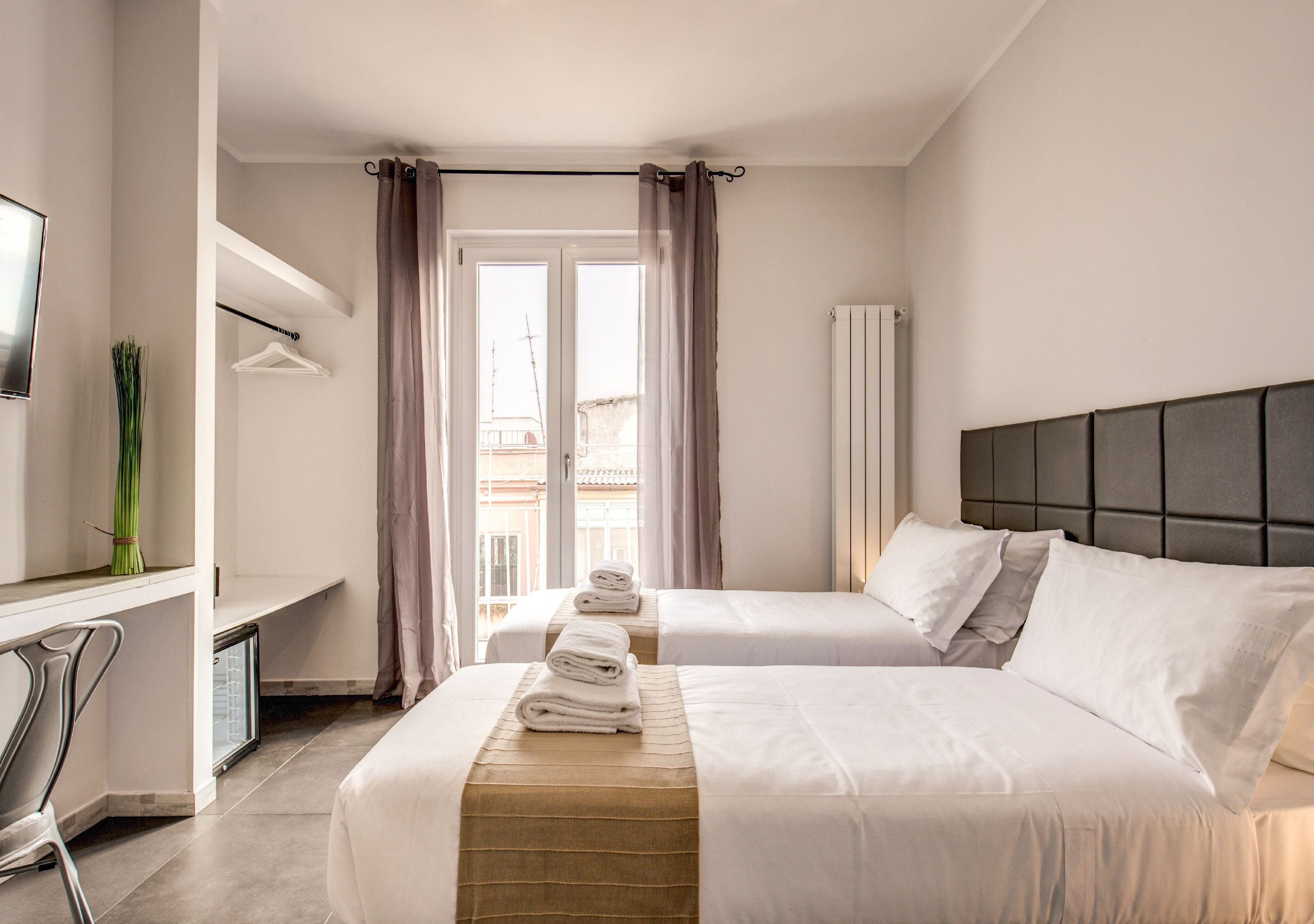 Room, Double Bed, Balcony