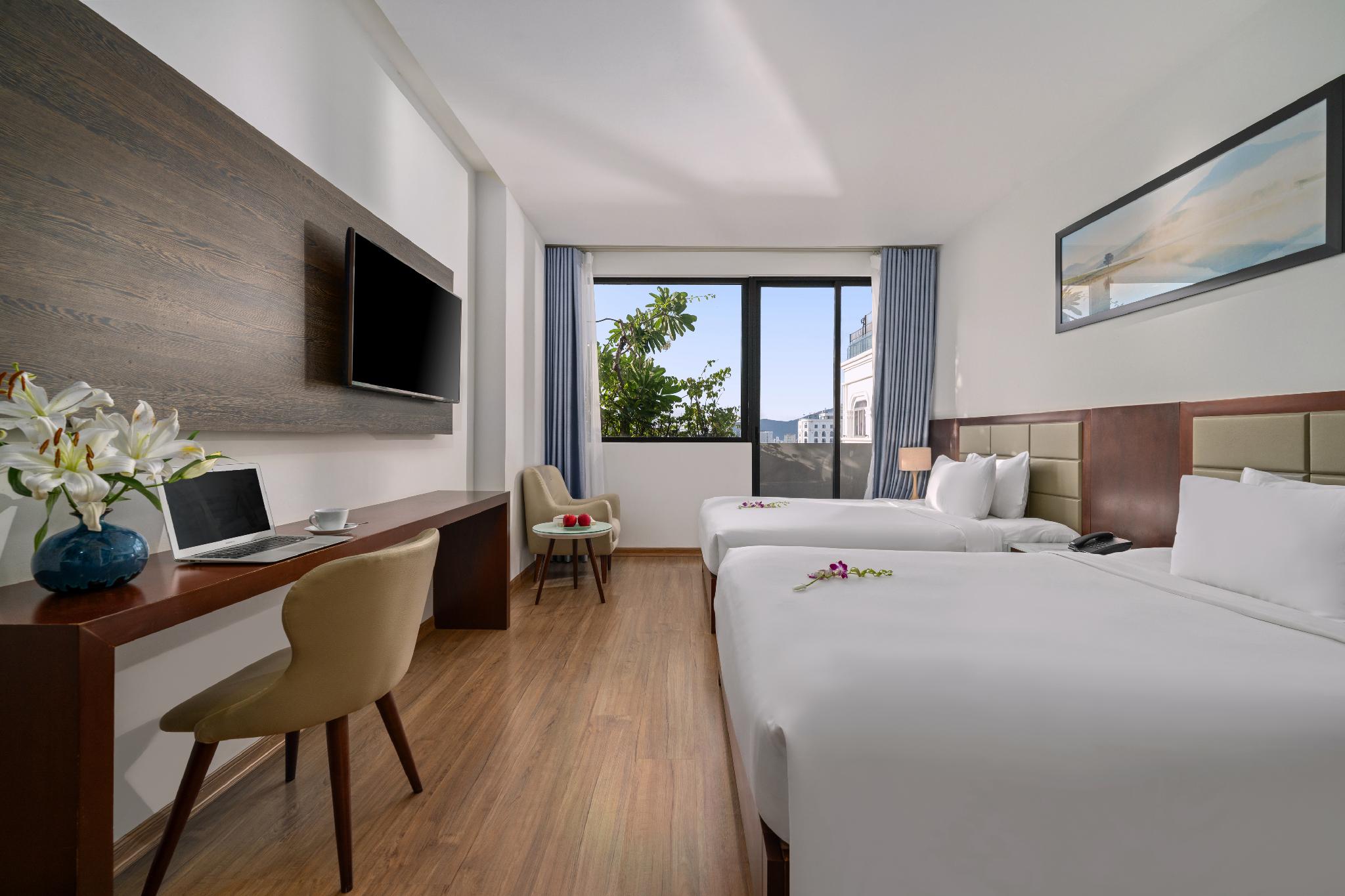 Semi Room, Senior, 2 Semi Double Beds, Balcony
