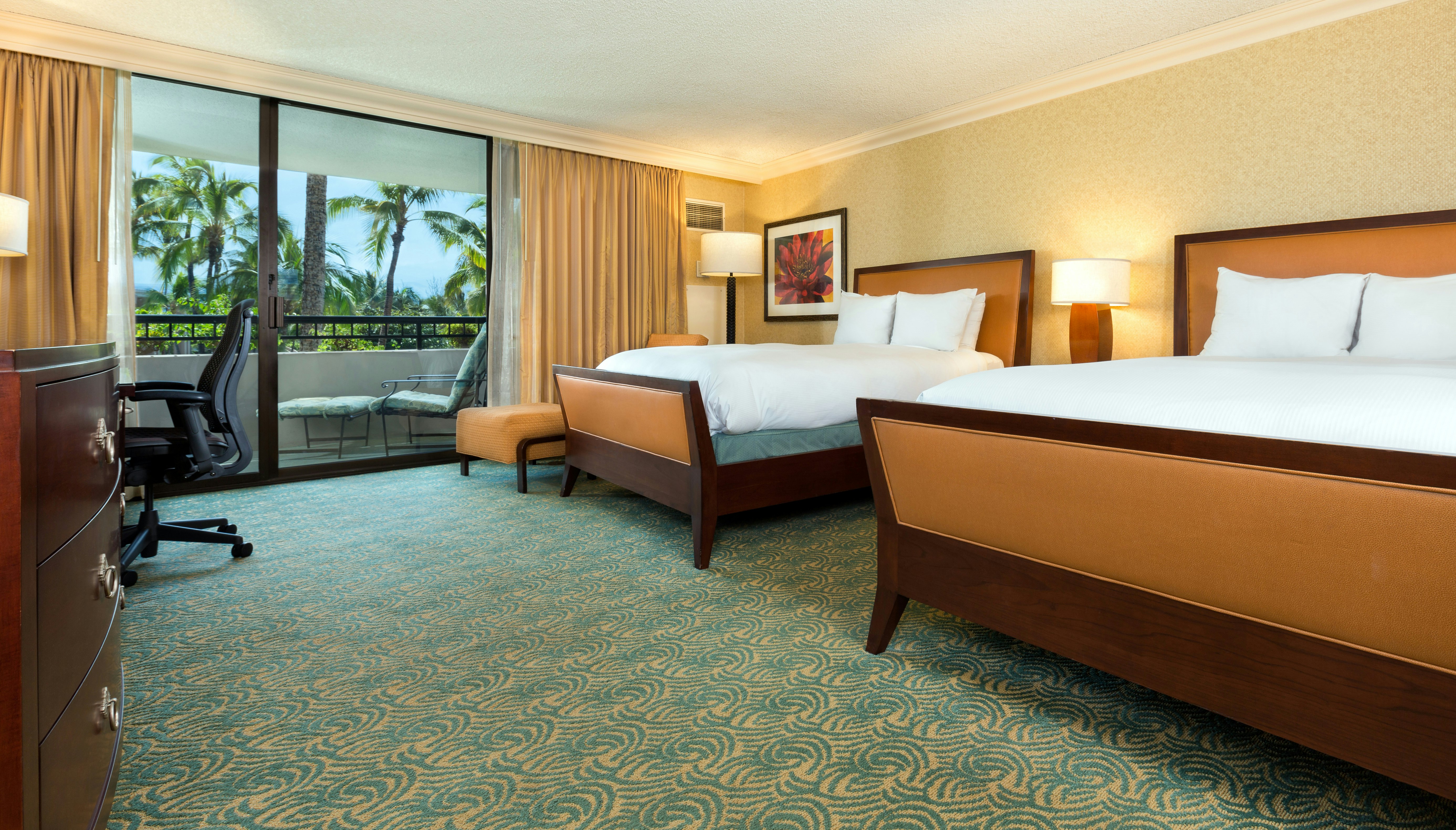 1 Bedroom, Makai, Suite, 2 Double Beds, Ocean View