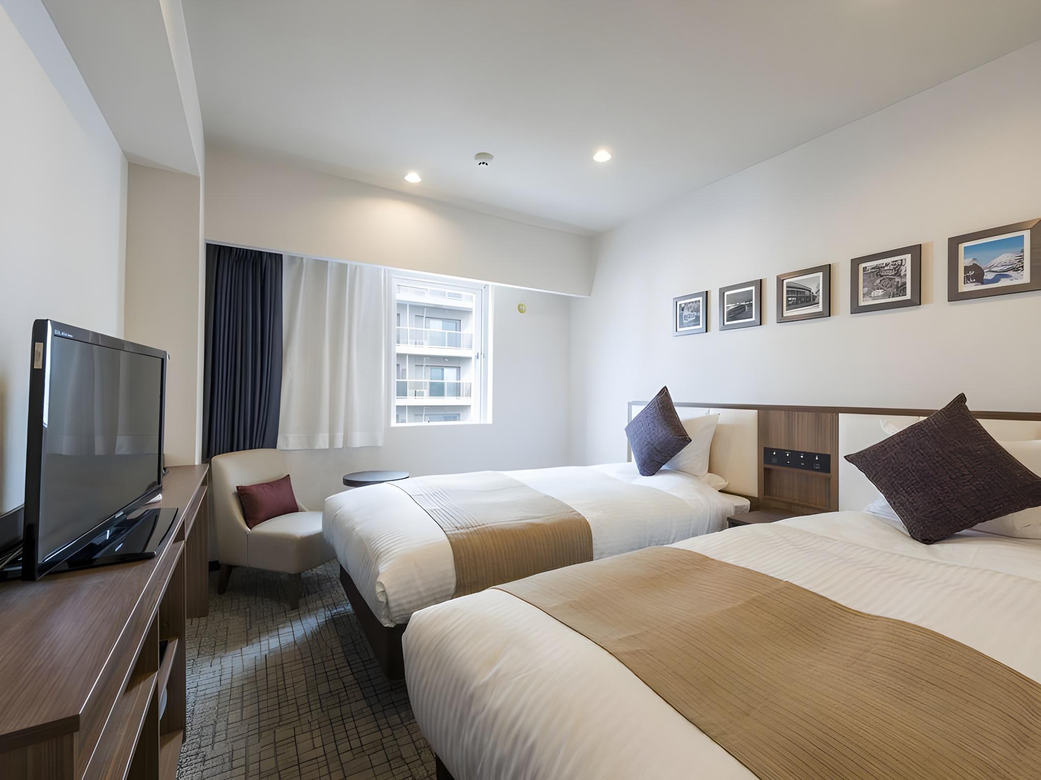 Room, 2 Double Beds, No Cleaning Services