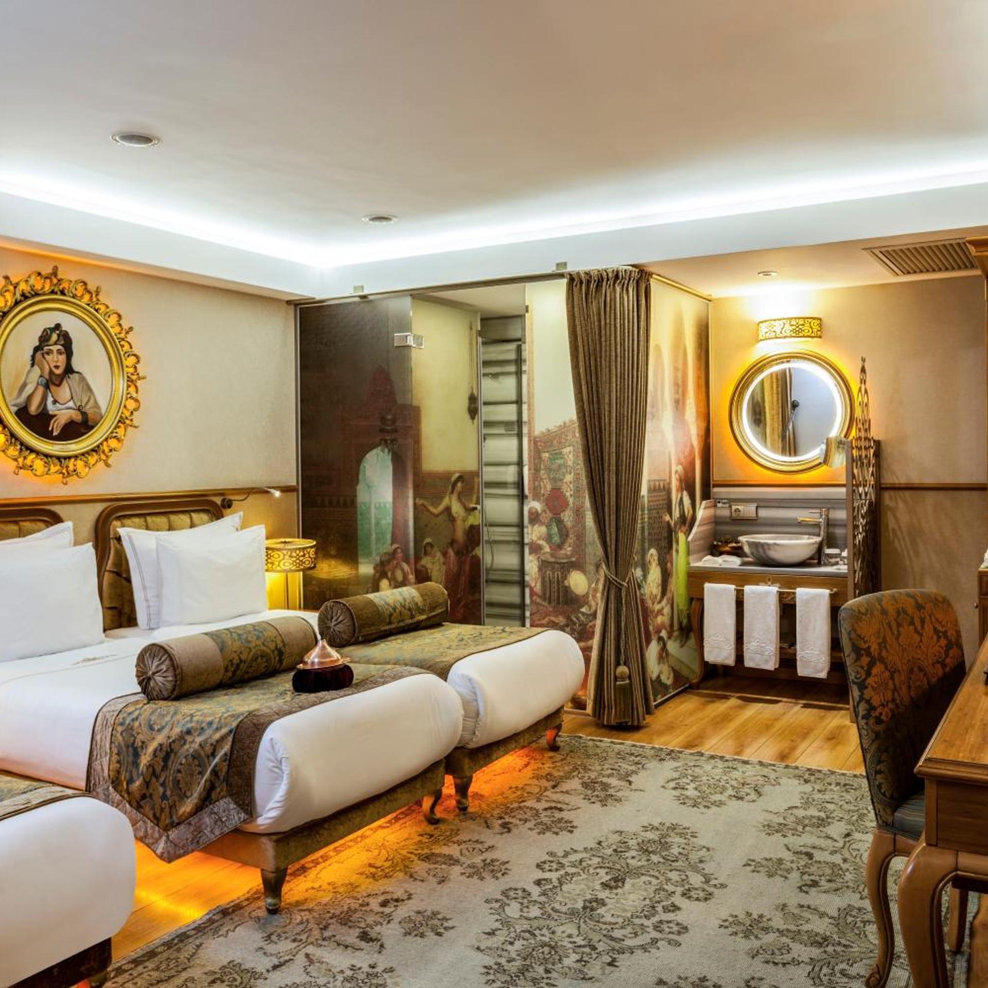 غرفة بسرير مزدوج مع سرير إضافي، Hotel Sultania Boutique Class 6/8