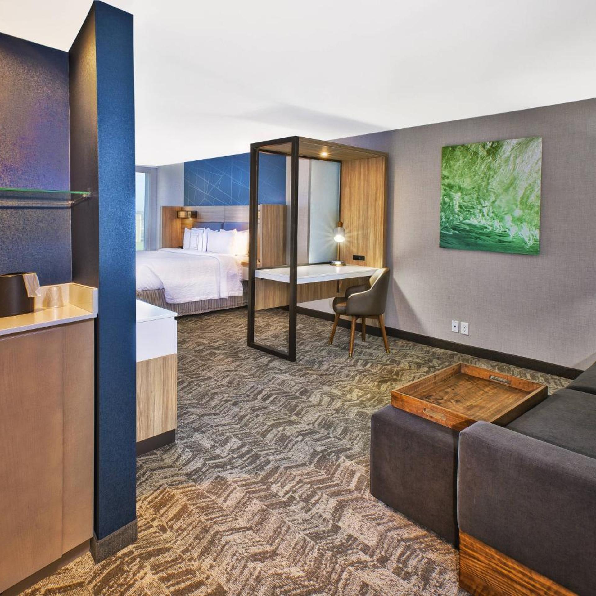جناح بسرير كينج مع سرير سحّاب إضافي مع أريكة لذوي الإعاقة، SPRINGHILL SUITES BENTON HARBOR ST. JOSEPH 2/4