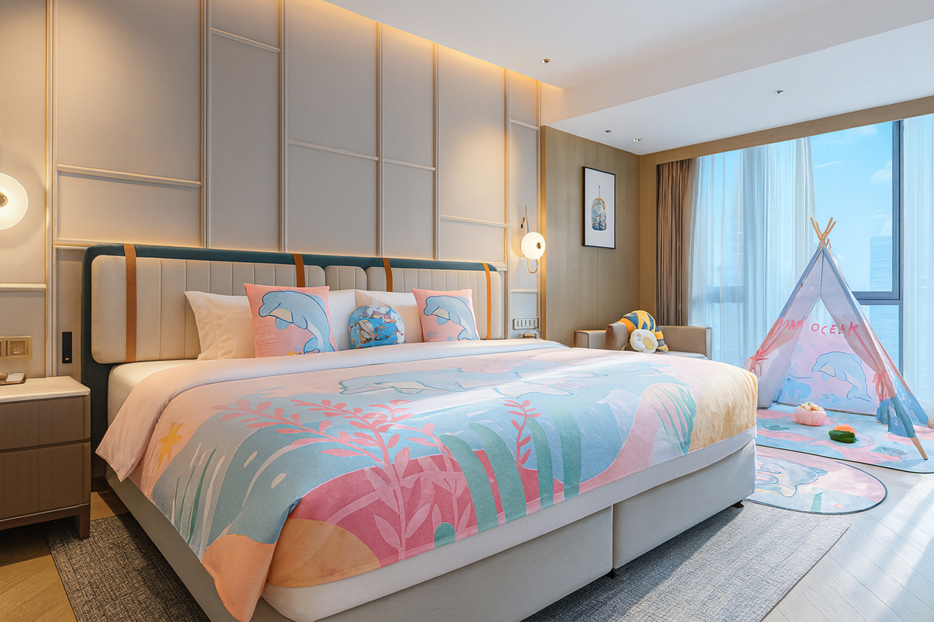 Kids Theme, Premium, King Bed, River View