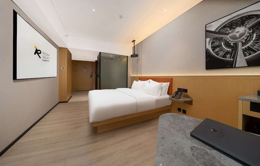 غرفة بسرير كينج بإطلالة على الحديقة، REZEN SELECT Hotel Guangzhou Baiyun Airport 4/5