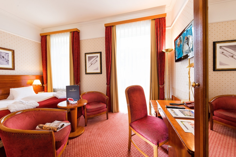 غرفة اقتصادية بسريرين منفصلين، Hotel Salzburger Hof 4/7