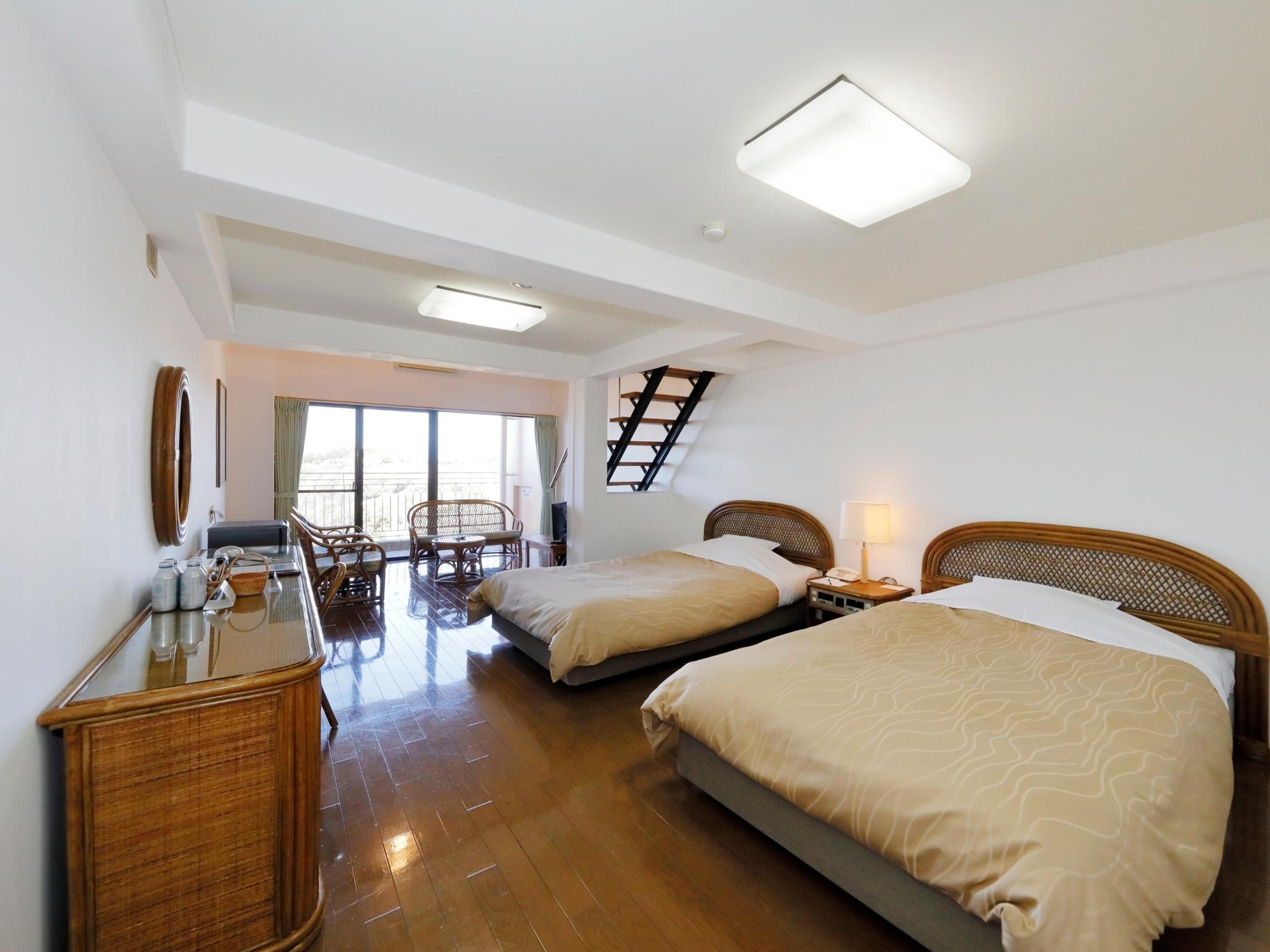 Semi Room, Western, Maisonette, 2 Semi Double Beds, 2 Futon Beds, Main Building