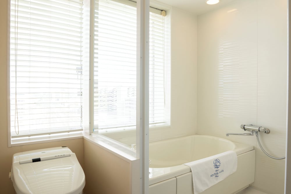 غرفة بزنس بسريرين منفصلين بإطلالة بحوض استحمام، Hotel Boston Plaza Kusatsu 3/3