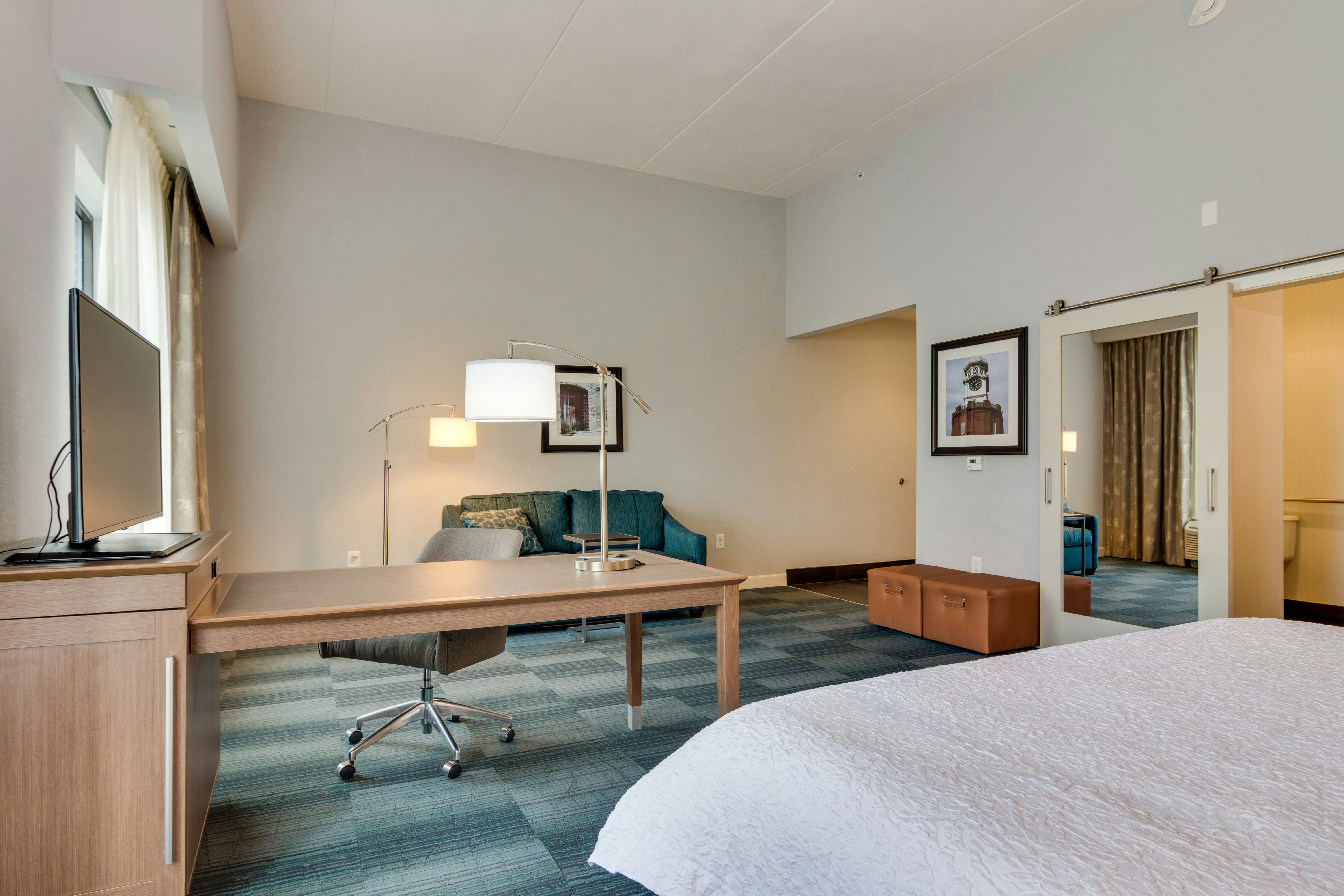 استوديو بسرير كينج، Hampton Inn & Suites Rome 4/10
