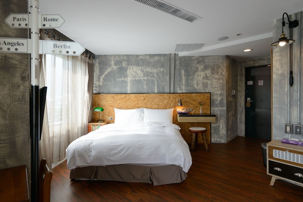 غرفة ديلوكس بسريرين مزدوجين بحمام خاص، Hualien Wow Hostel 3/5