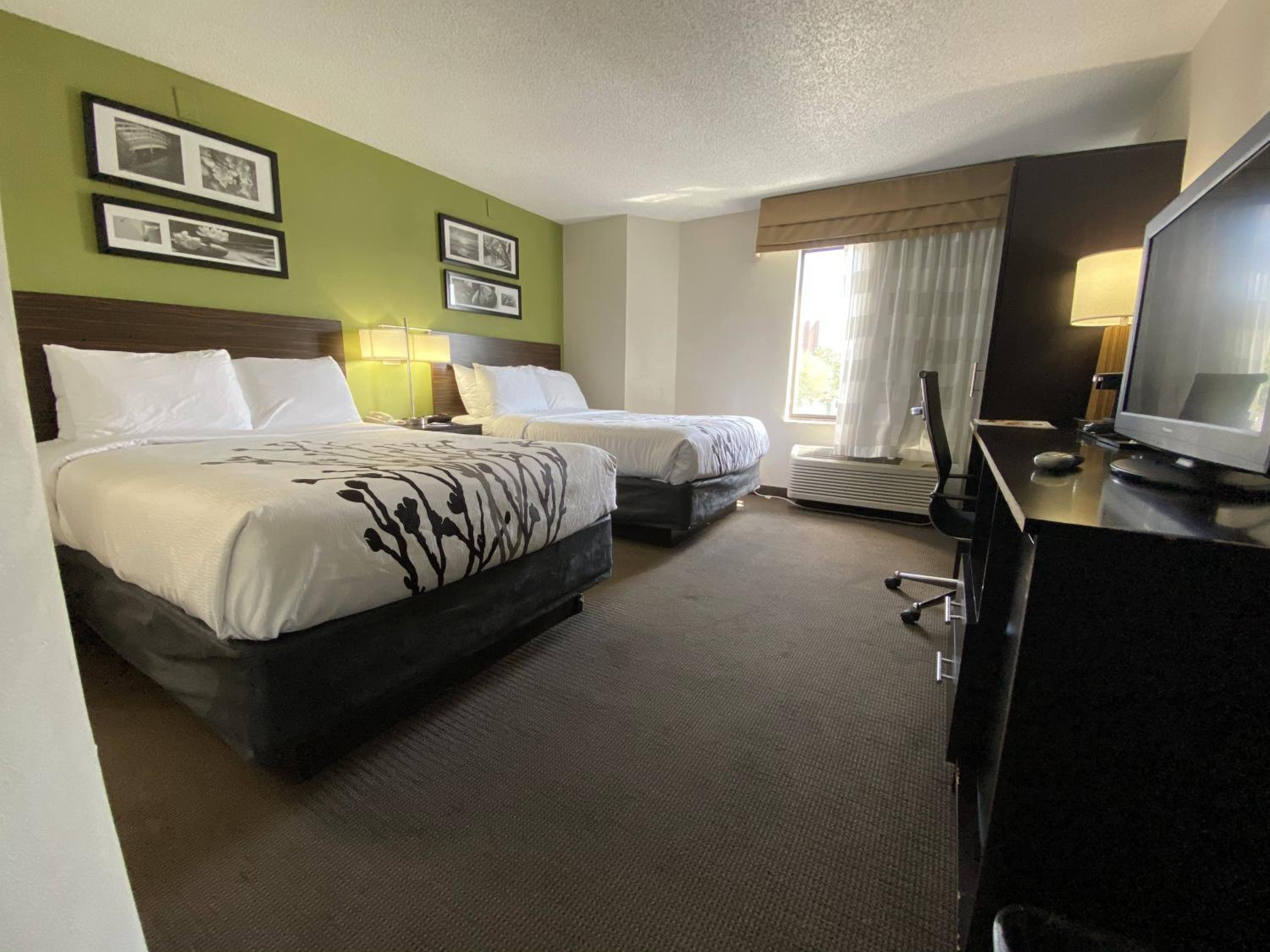 غرفة قياسية بسريرين مزدوجين، Sleep Inn Atlanta Airport 4/7