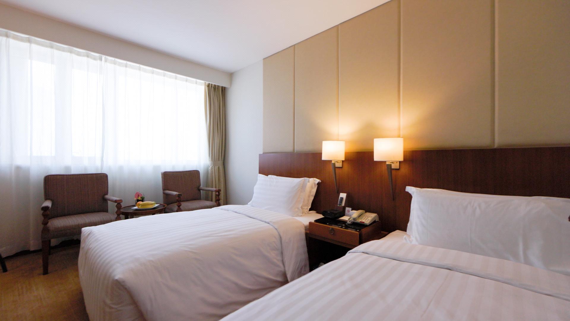 غرفة بزنس بسريرين منفصلين، Jianguo Garden Hotel 2/2