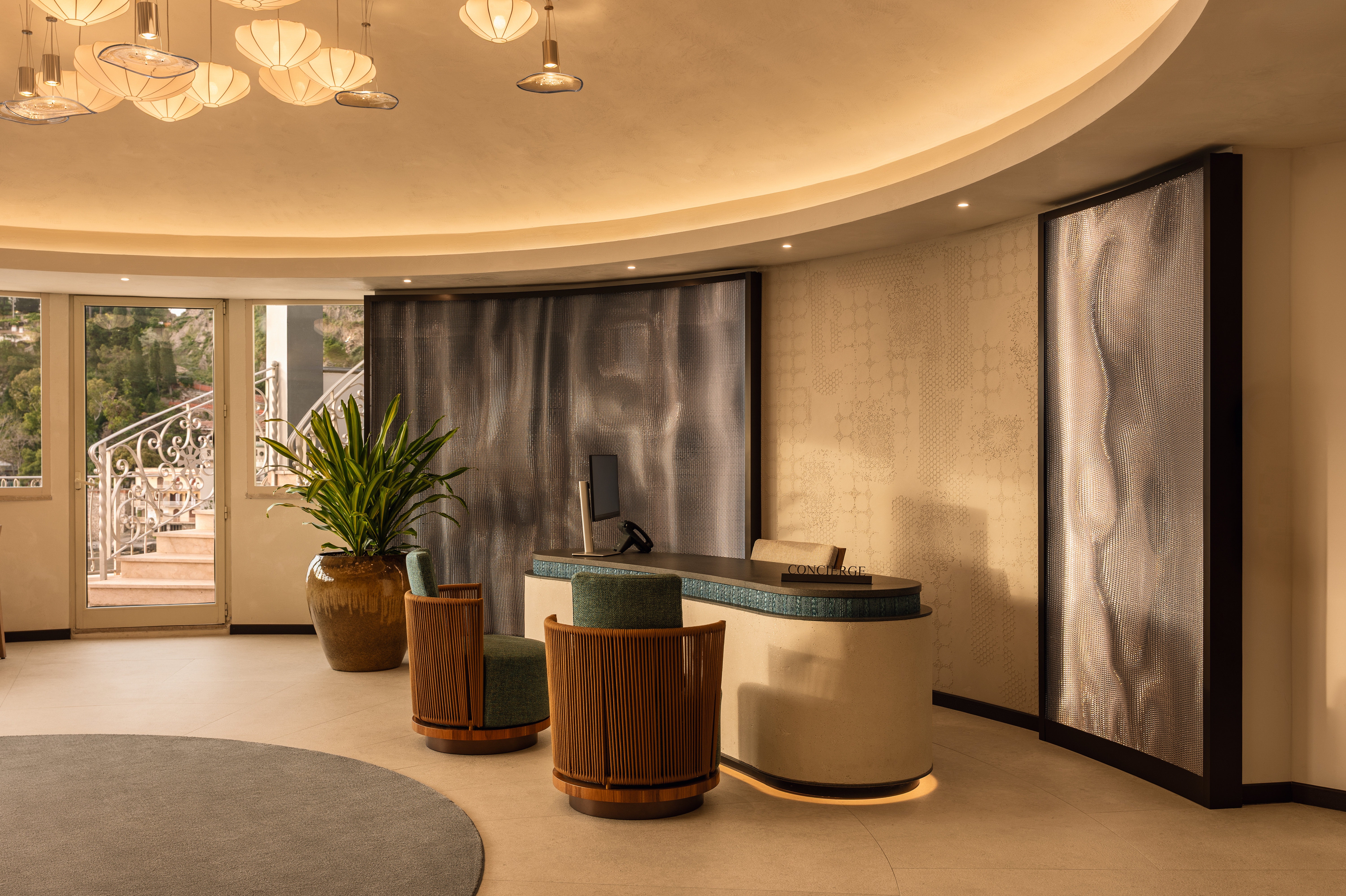 Lobby at Mazzaro Sea Palace – VRetreats, TAORMINA
