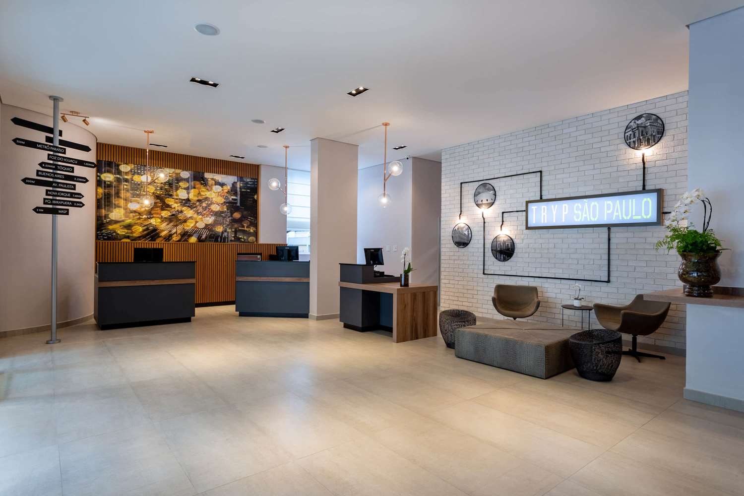 Lobby at Tryp By Wyndham Sao Paulo Paraiso, SAO PAULO