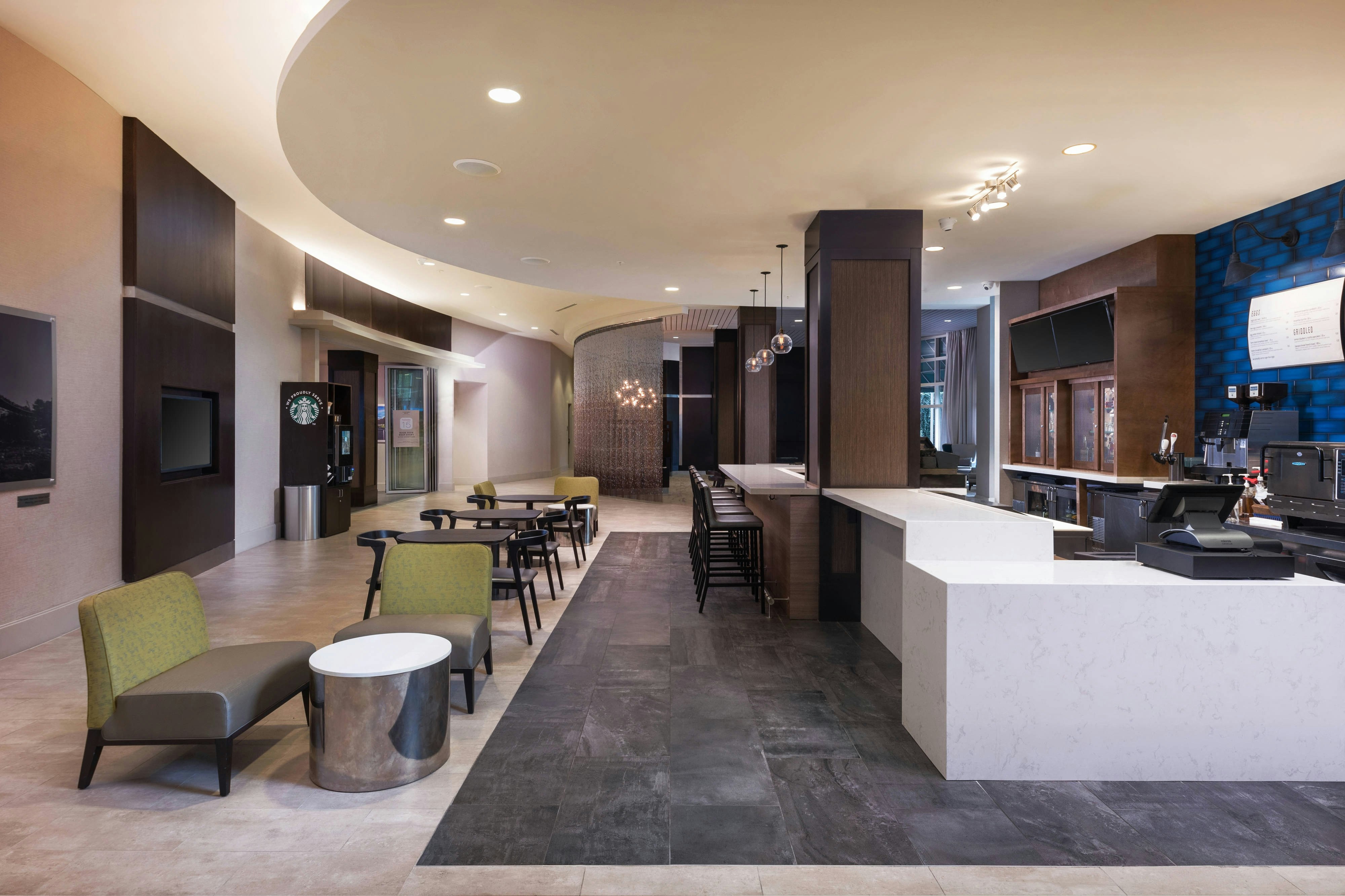 Lobby at Courtyard Greenville Downtown, GREENVILLE - SC