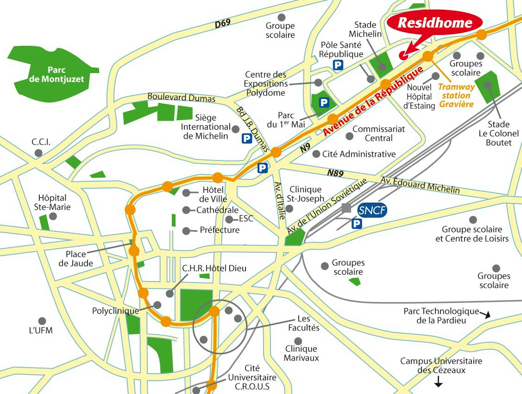 Residhome Clermont Ferrand Gergovia 11/15