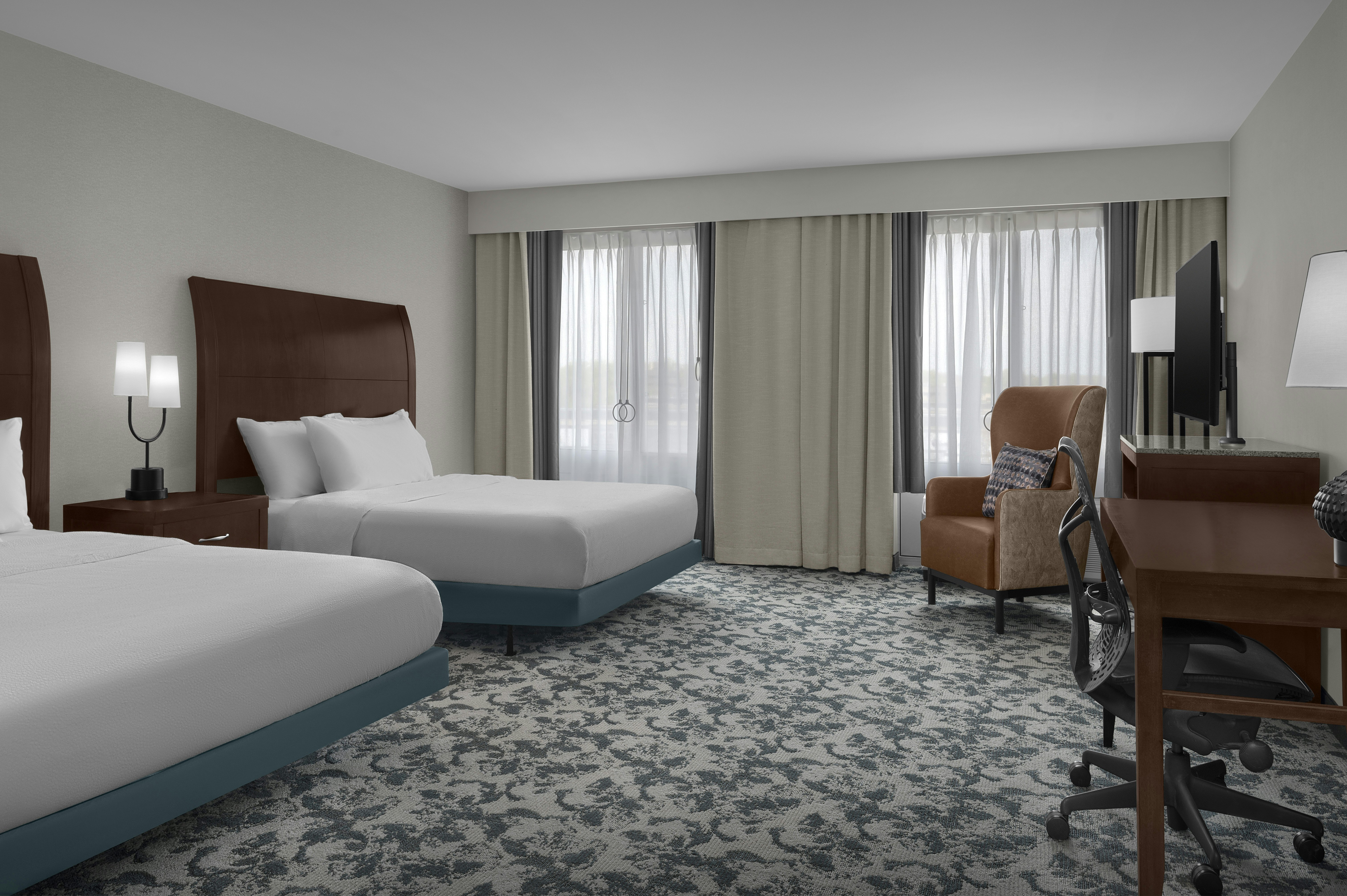 Suite, 2 Queen beds, Accessible