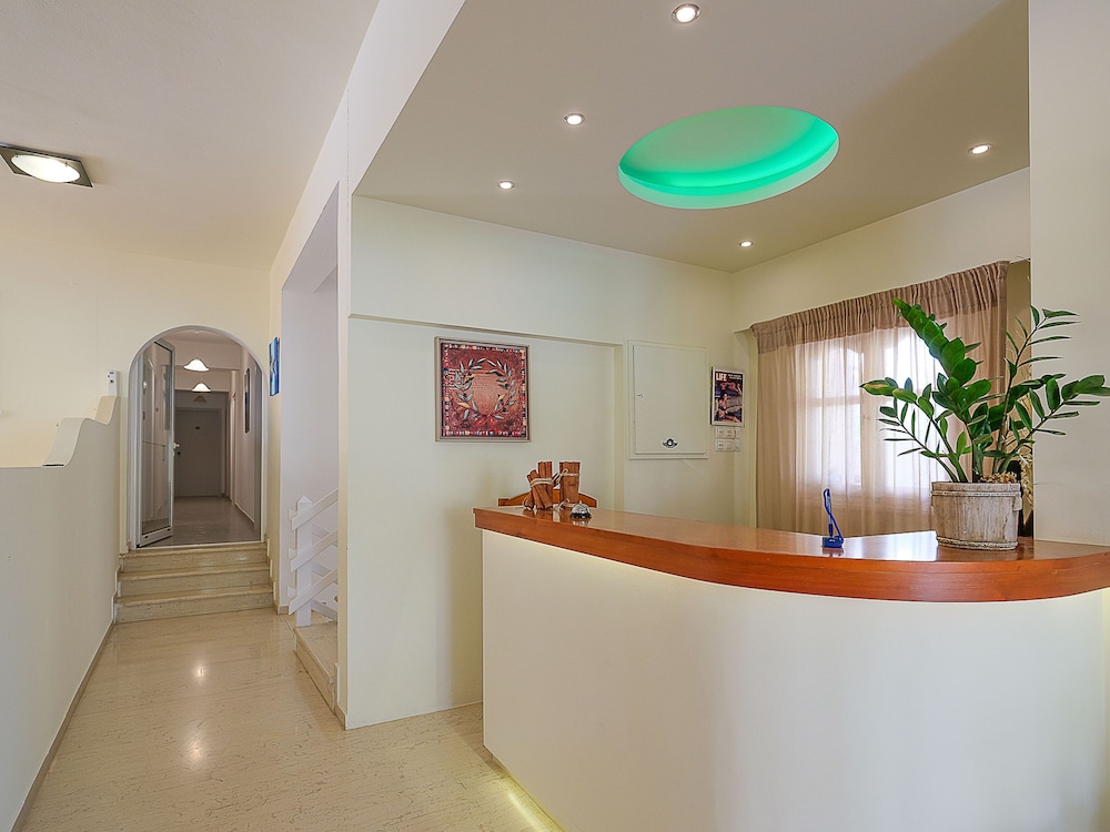 Lobby at Calypso Hotel, Matala