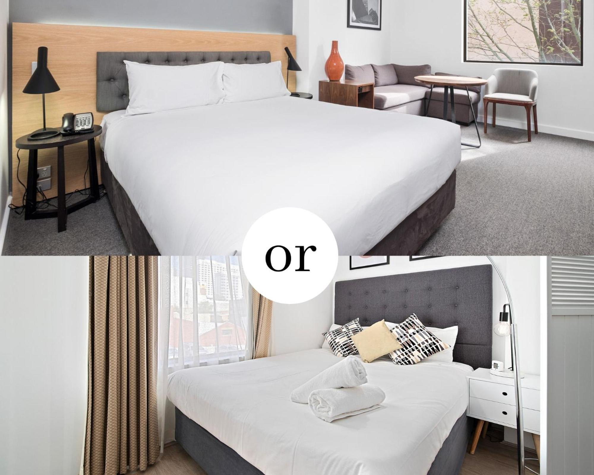 Executive, Queen Bed, Sofa