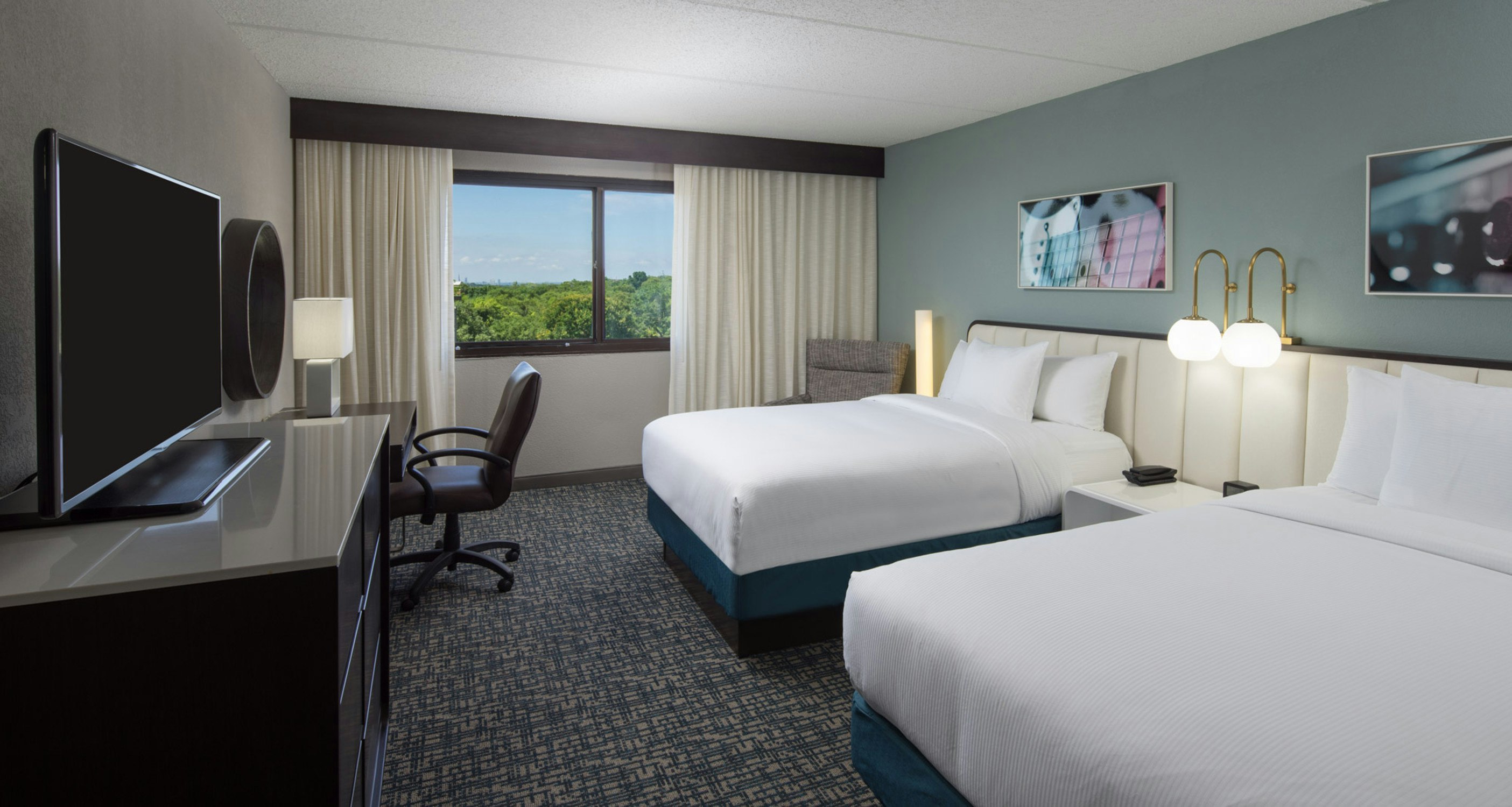 ROOM, 2 DOUBLE BEDS