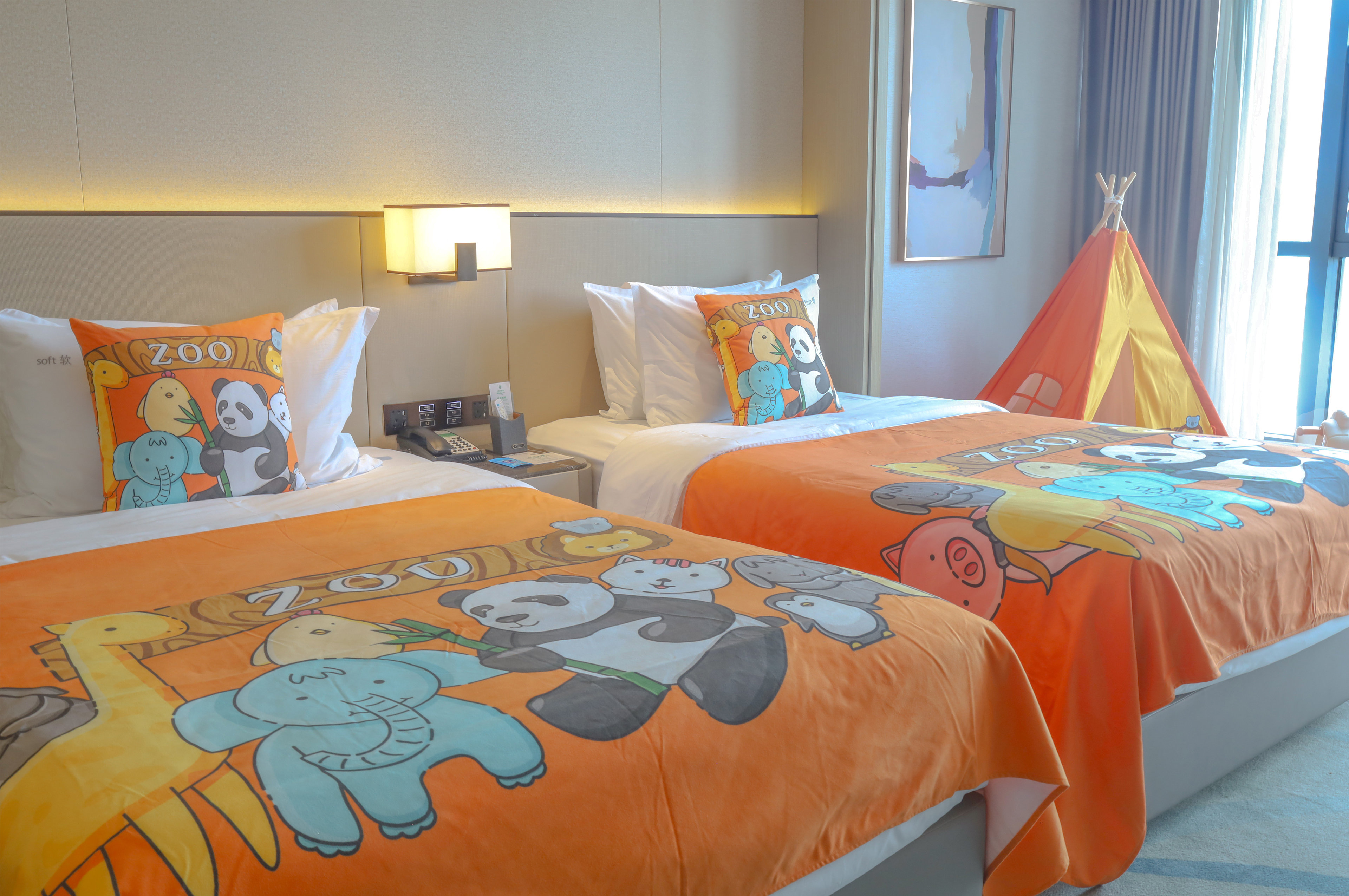Kids Theme, Standard, Twin Beds, Garden View