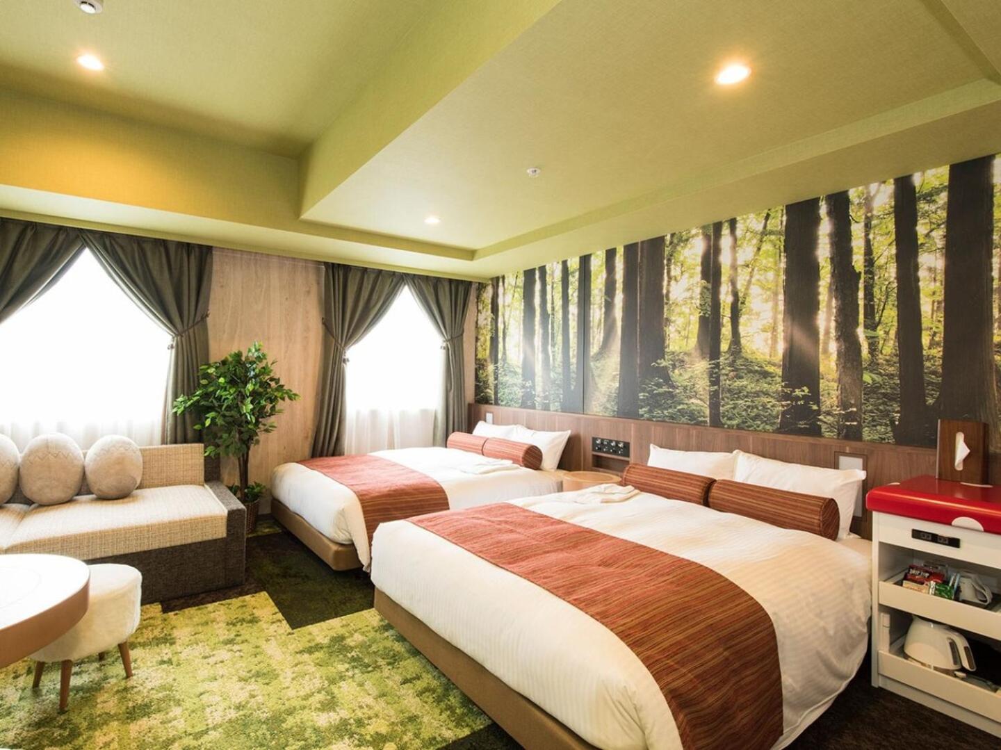 Concept, Forest, Executive, Twin Beds