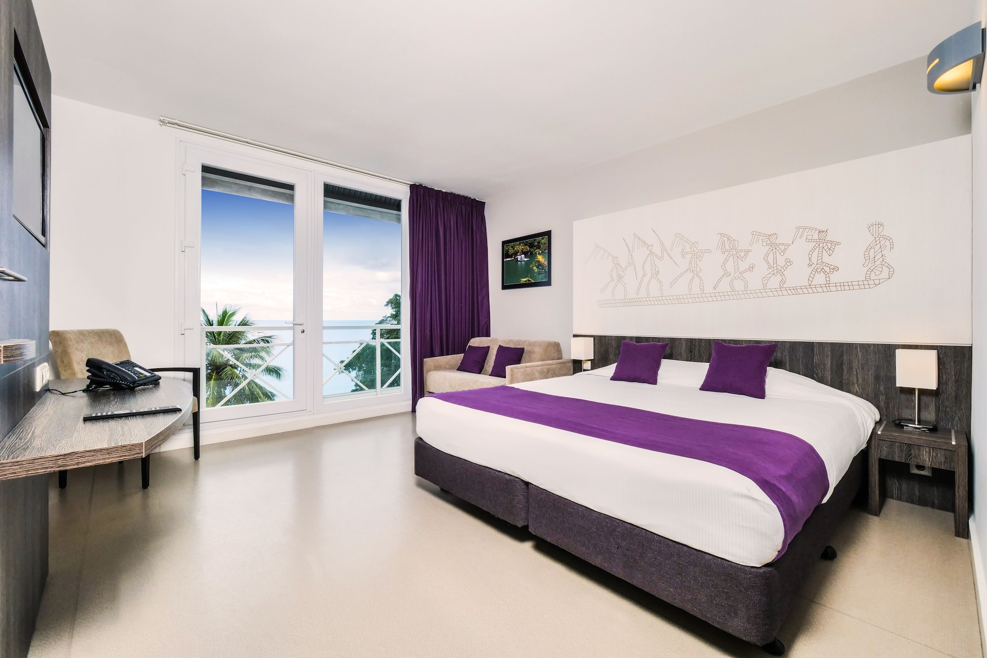 Deluxe, Double Bed, Lagoon View, Sofa
