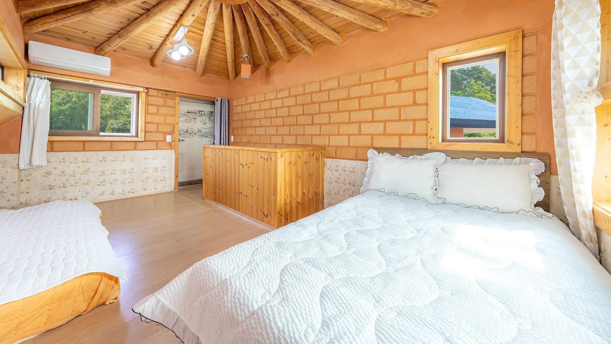 1 Bedroom, Basic, Futon Bed, 1 Double and 1 Single Bed