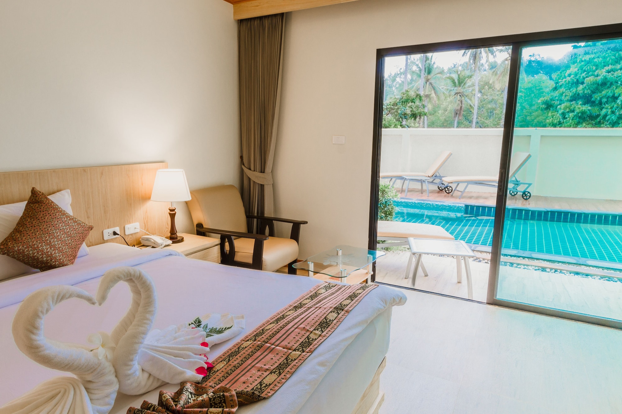Superior, Double Bed, Pool Access