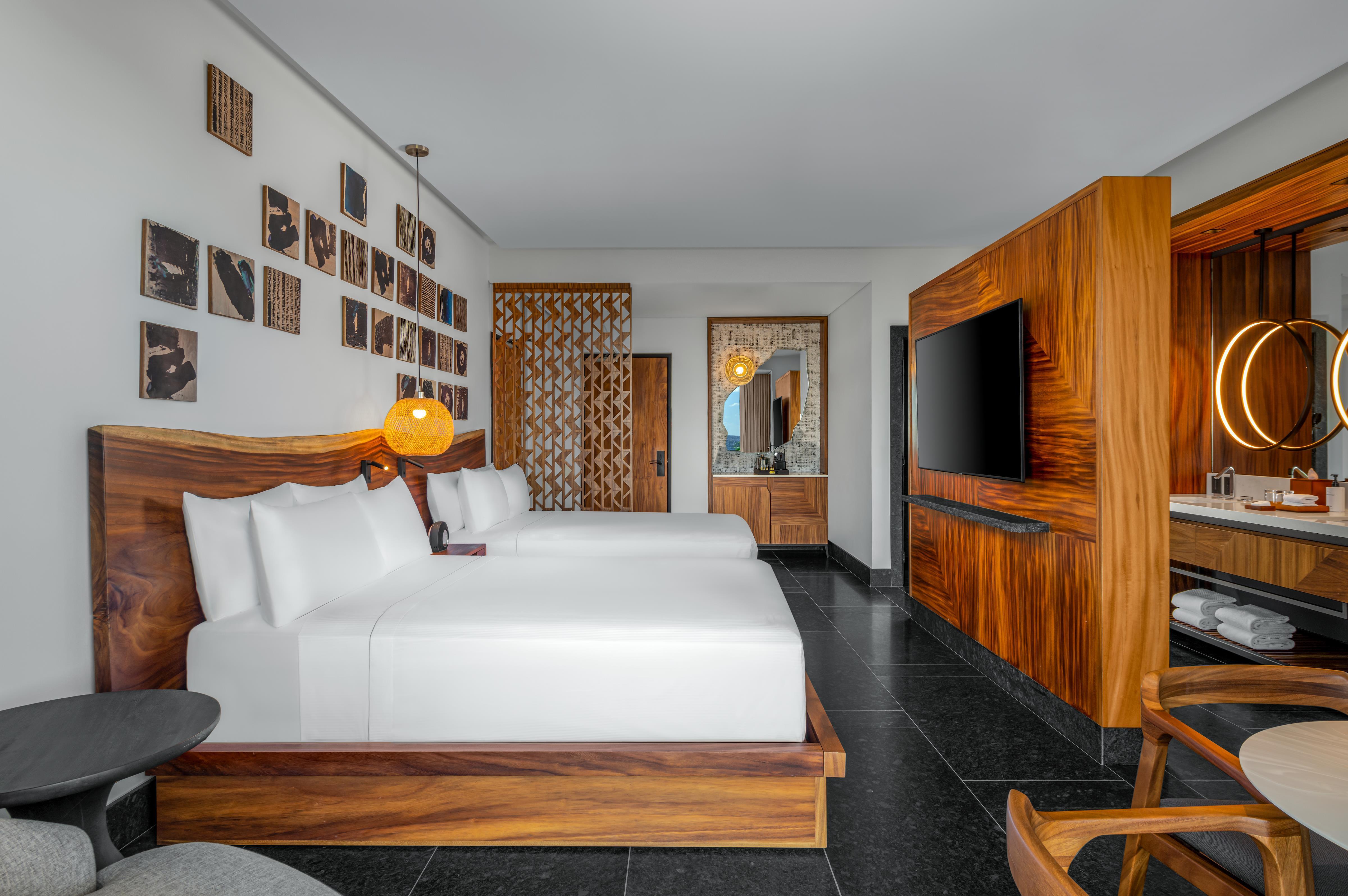 GUEST ROOM, CEIBA, 2 QUEEN BEDS, OCEAN VIEW
