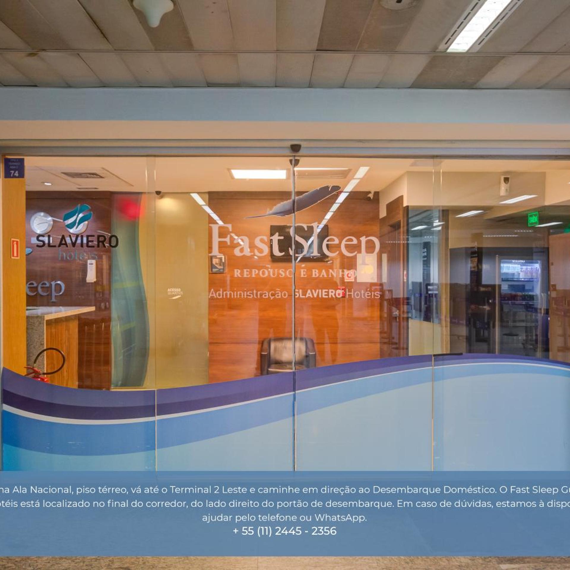 Lobby at Fast Sleep Guarulhos by Slaviero Hoteis, GUARULHOS