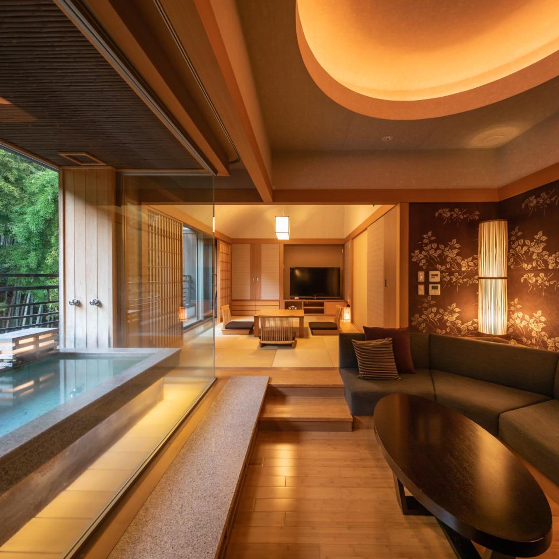 Japanese, Outdoor Bath, Hakone Kamon 4/6