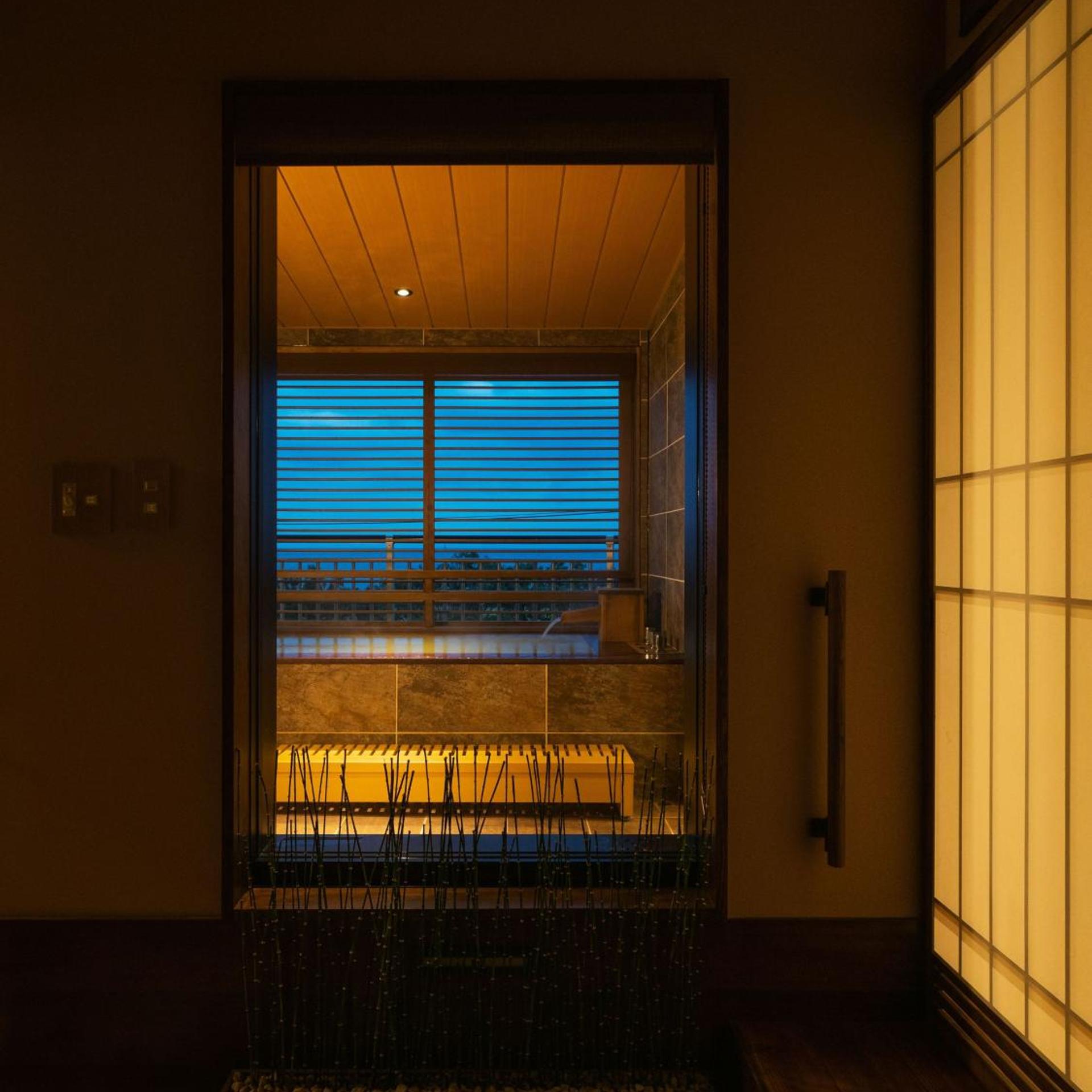 Japanese, Deluxe, Semi Outdoor Bath