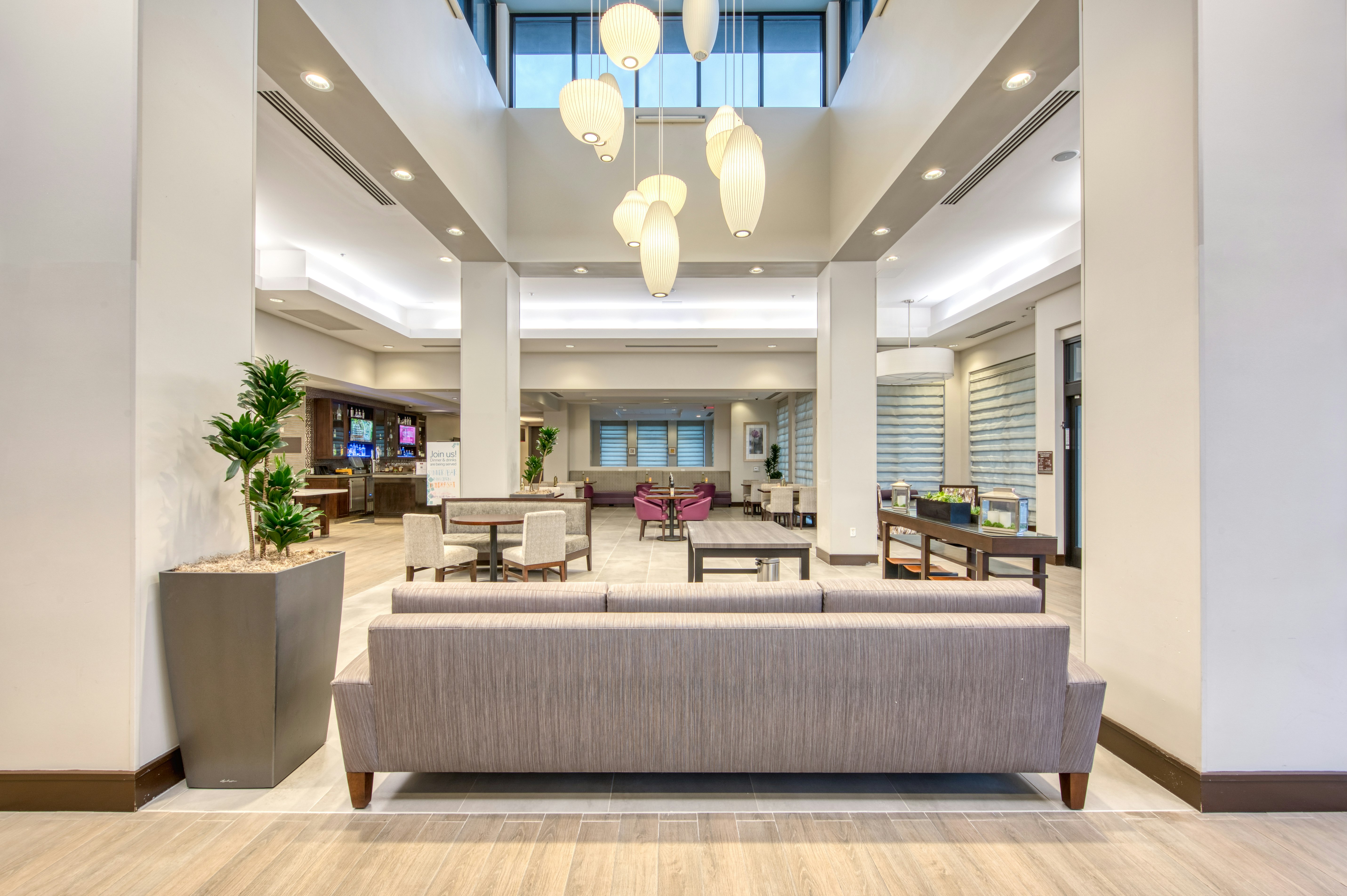 Lobby at Hilton Garden Inn Irvine / Orange County Airport, IRVINE - CA