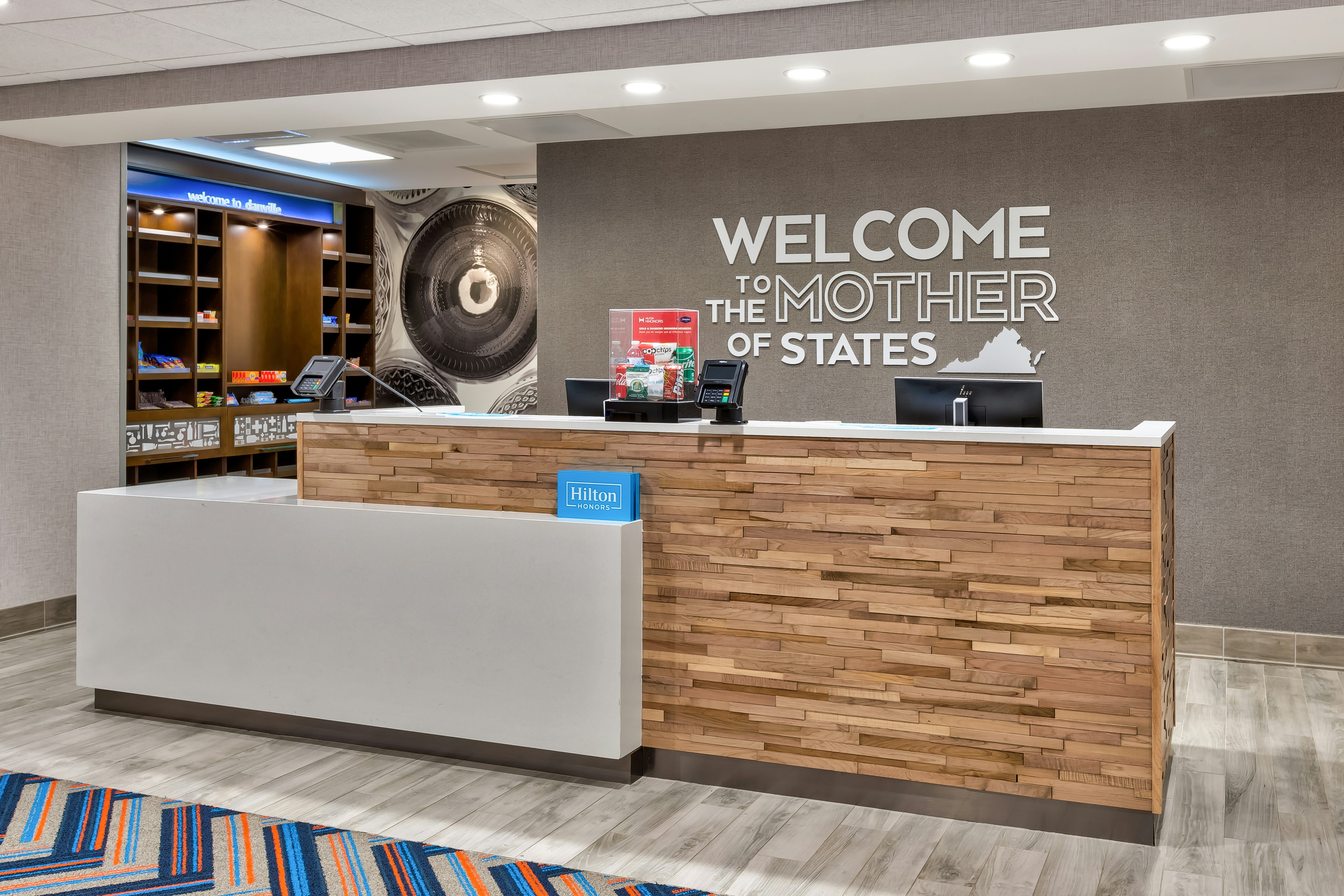 Lobby at Hampton Inn Danville, VA, DANVILLE - VA