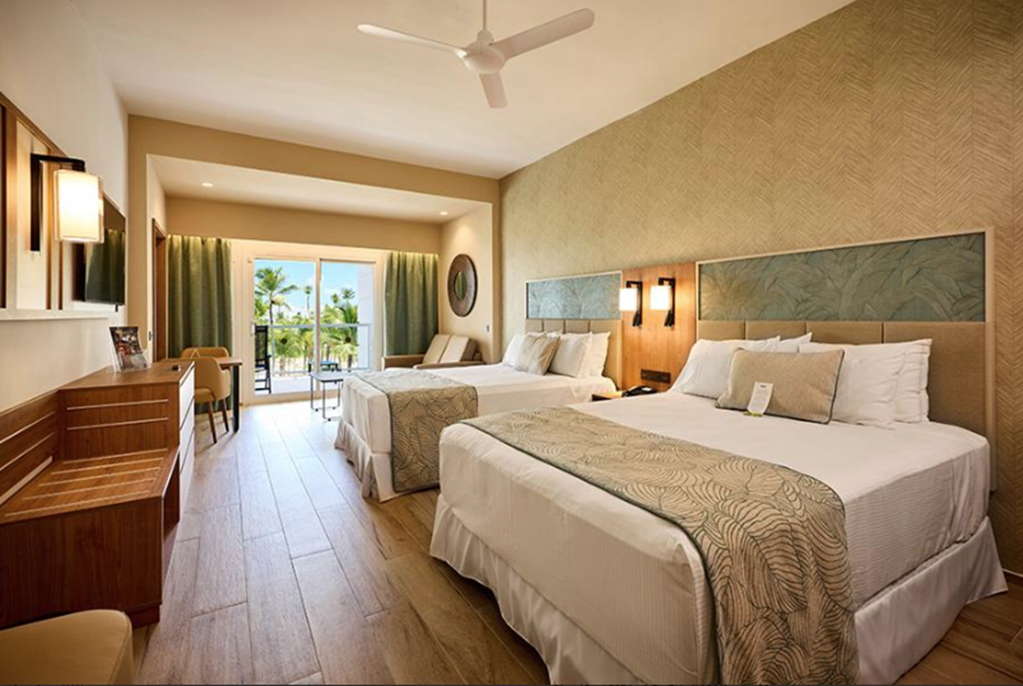 غرفة عائلية بغرفتي نوم، Riu Palace Bavaro - All Inclusive 2/3