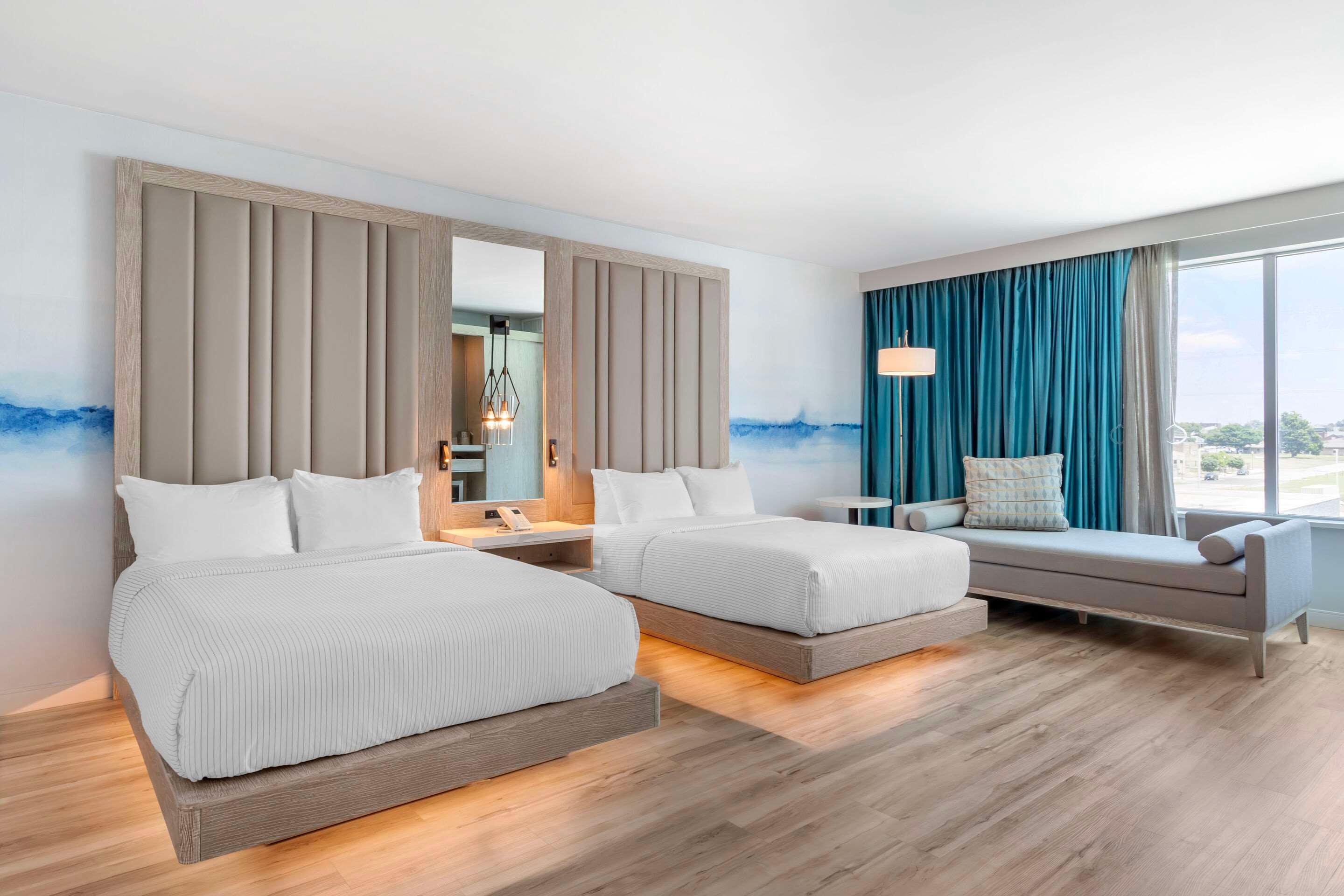 Room, Single, 2 Queen Beds, Sofa, Accessible